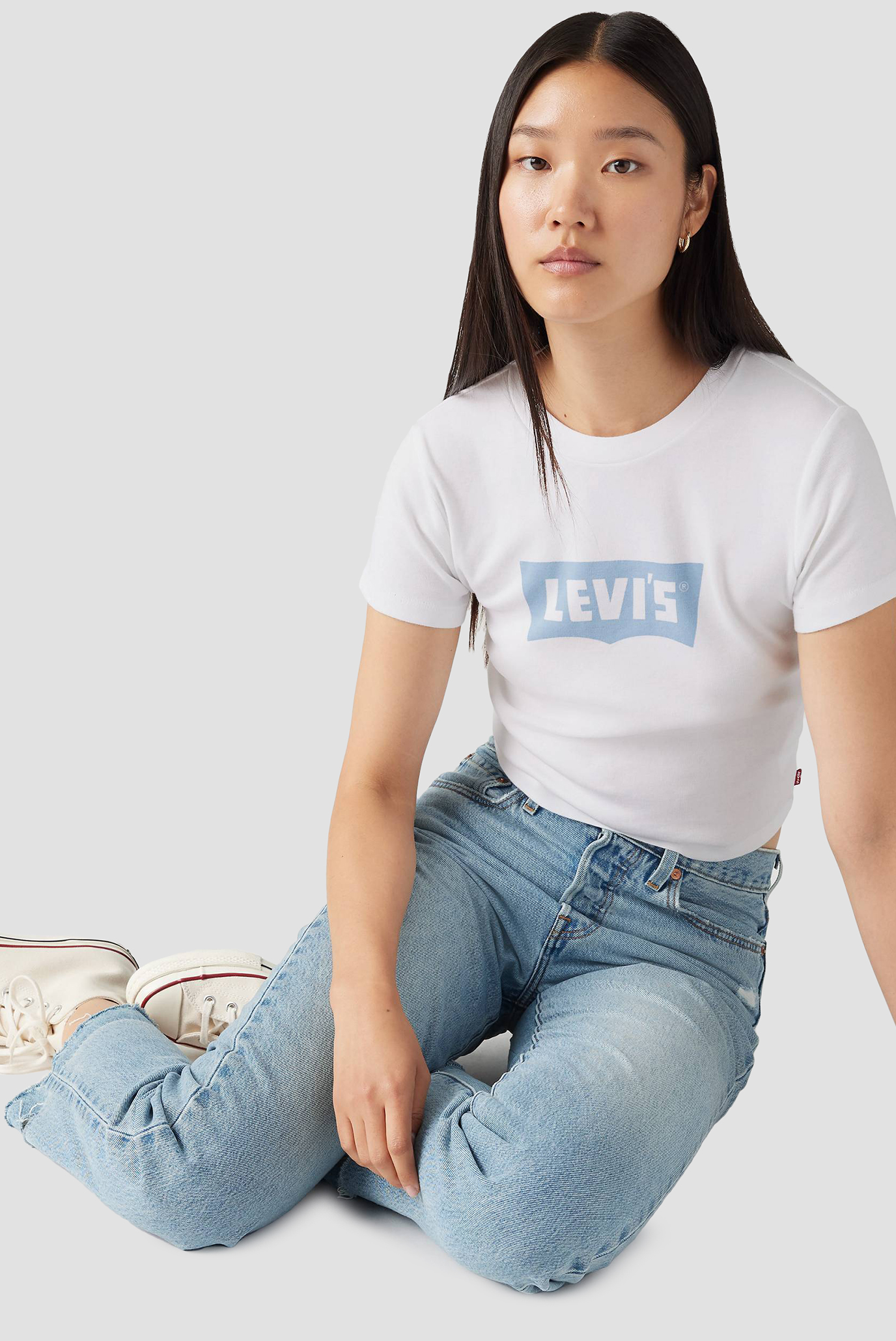 Женская белая футболка Levi’s® A8798;0047