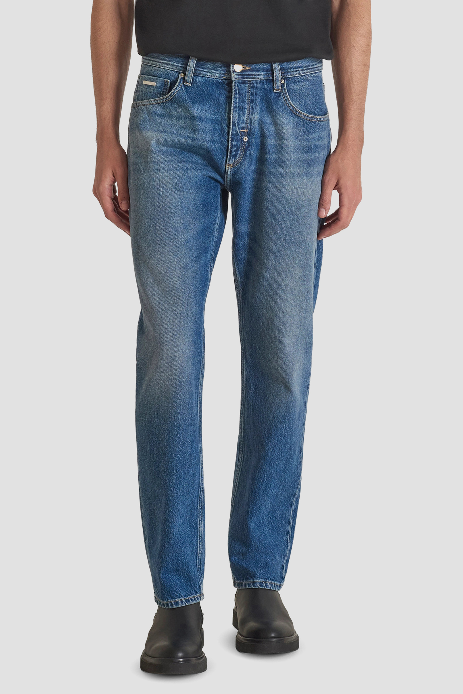 Мужские синие джинсы Antony Morato MMDT00283.FA700183;7010
