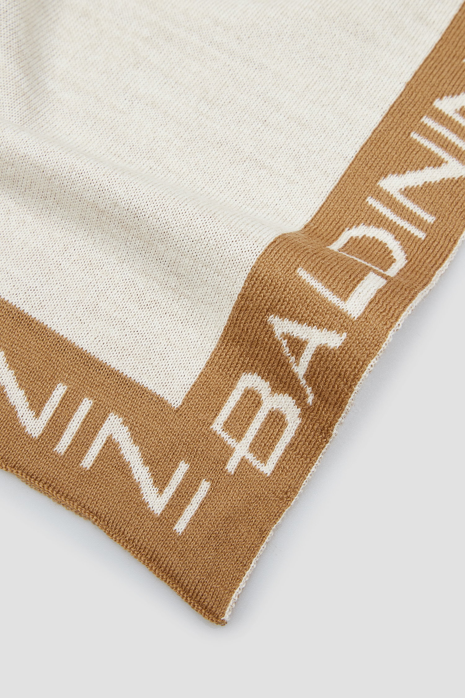 Женский бежевый шерстяной шарф BALDININI R3A001XXMSLA;9012