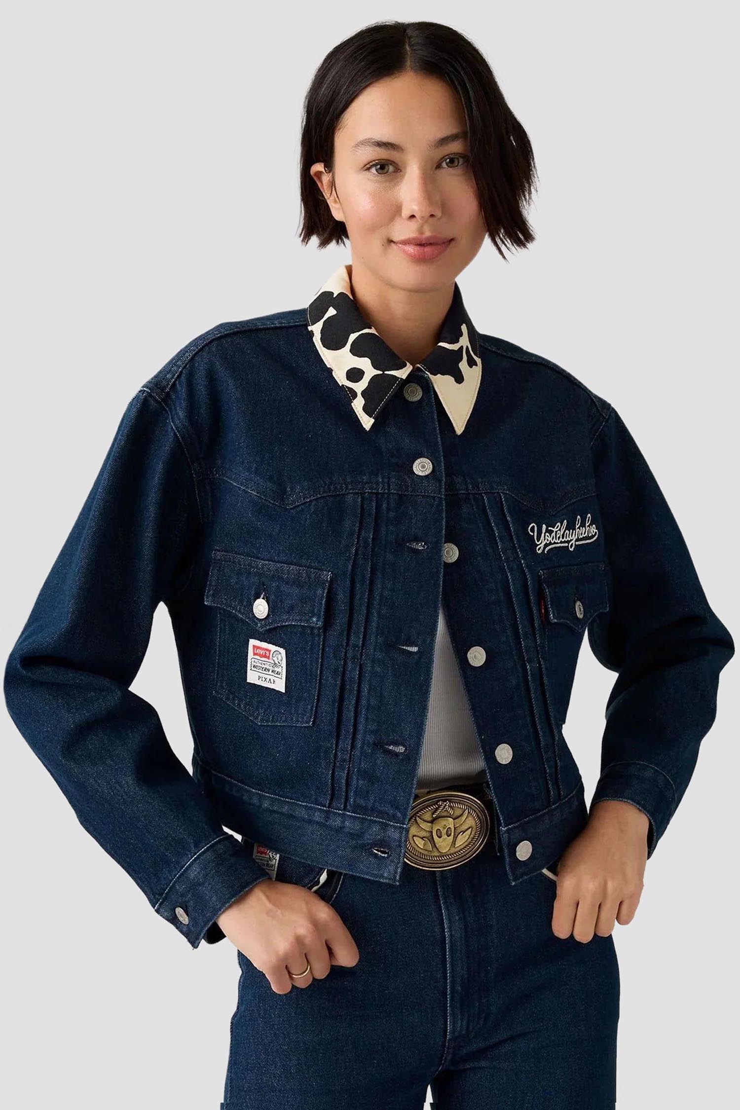 Женская темно-синяя джинсовая куртка Levi's® x Toy Story Levi’s® 0034C;0000