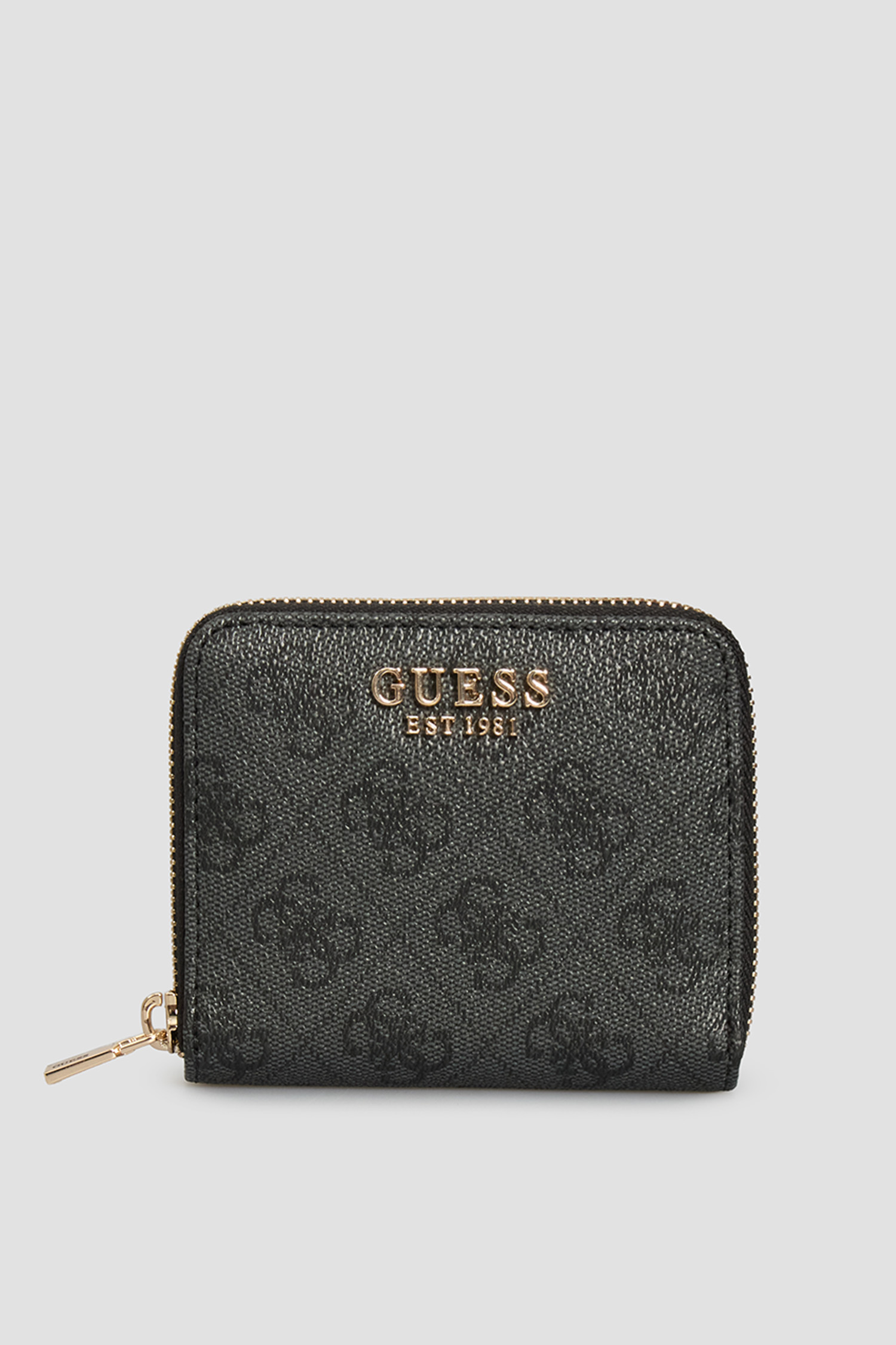 Женский темно-серый кошелек с узором Guess SWSG74.59137;CLO