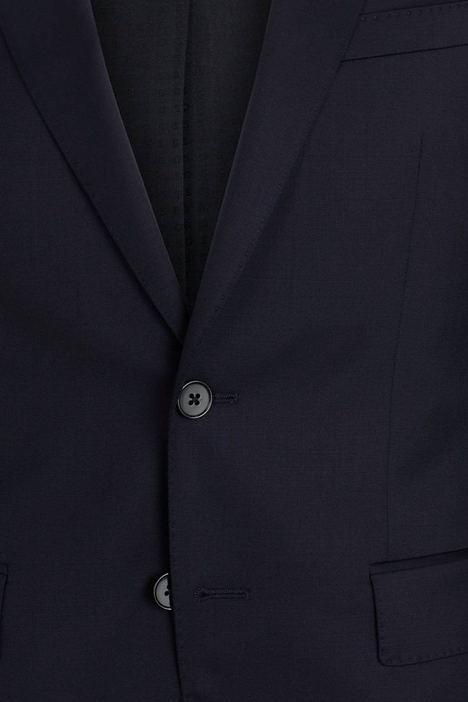 Мужской темно-синий шерстяной пиджак BOSS 50469171;401