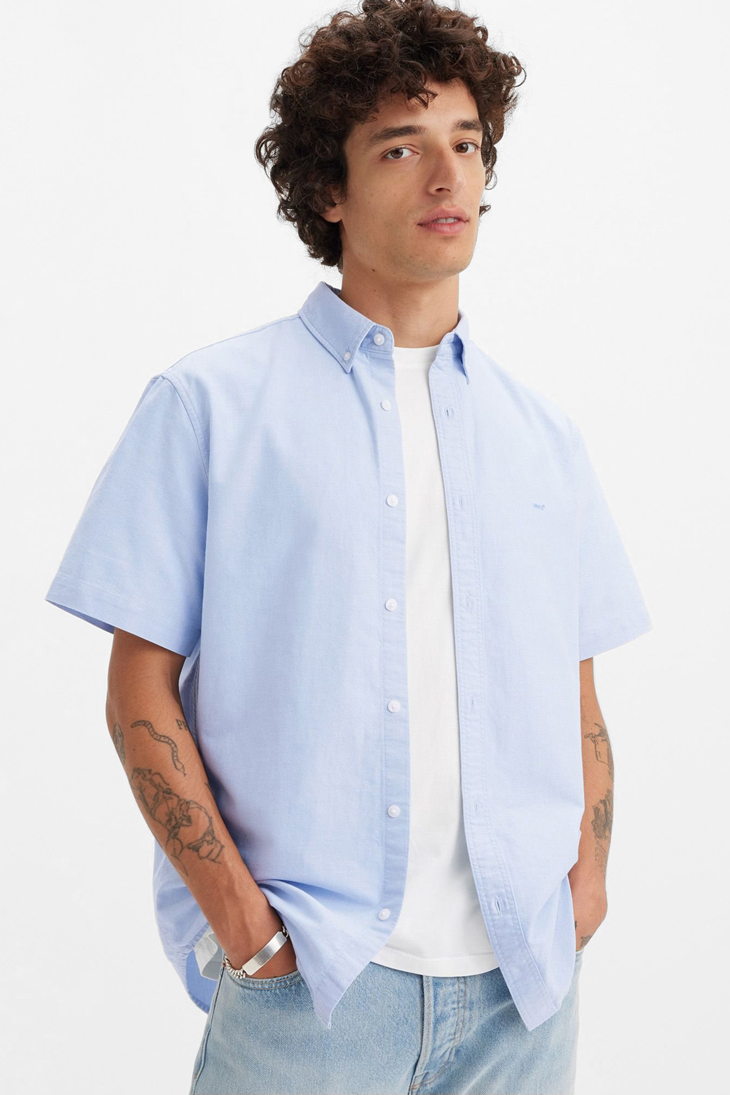 Мужская голубая рубашка Levi’s® A9161;0000