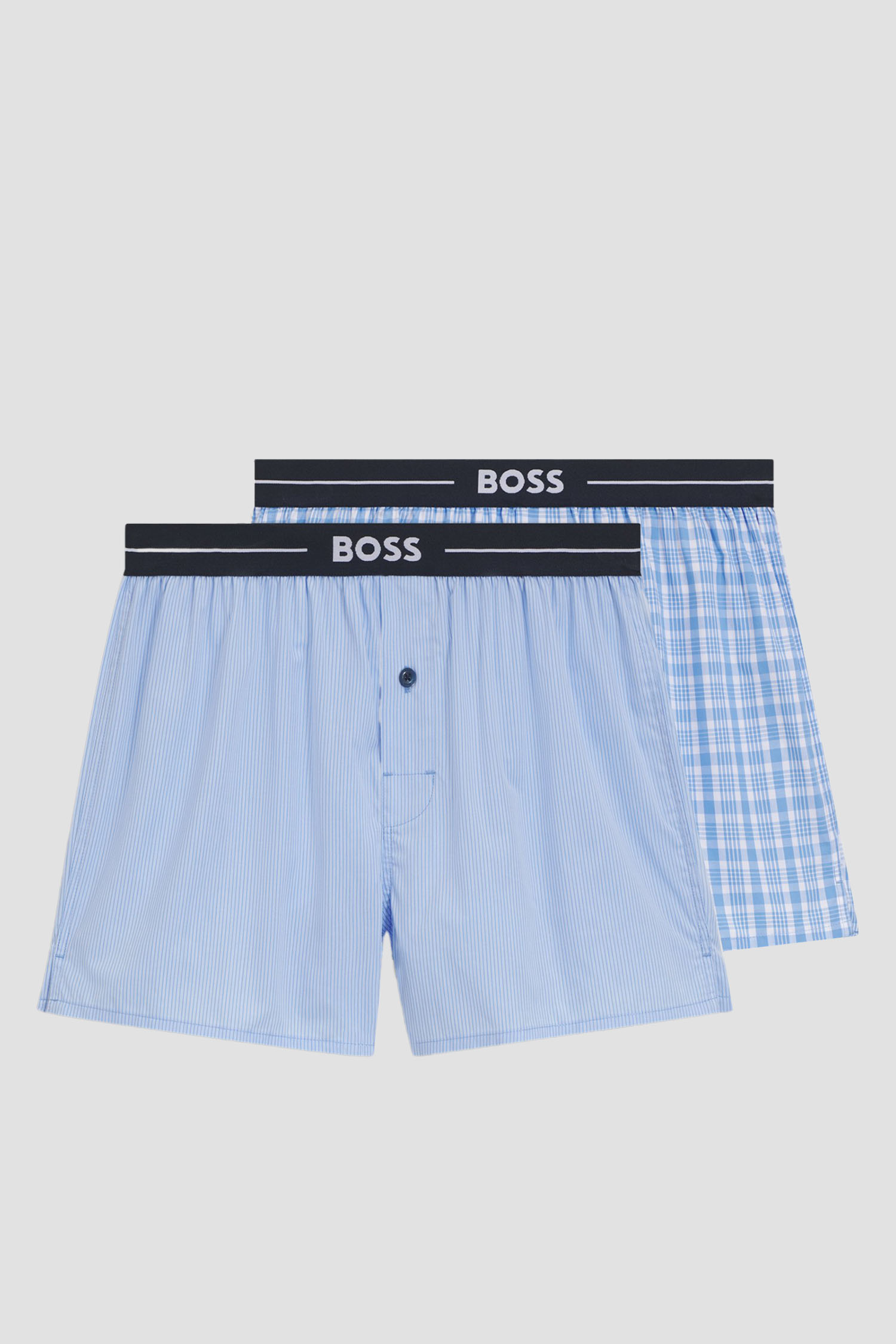Мужские голубые шорты (2 шт) BOSS 50480056;471