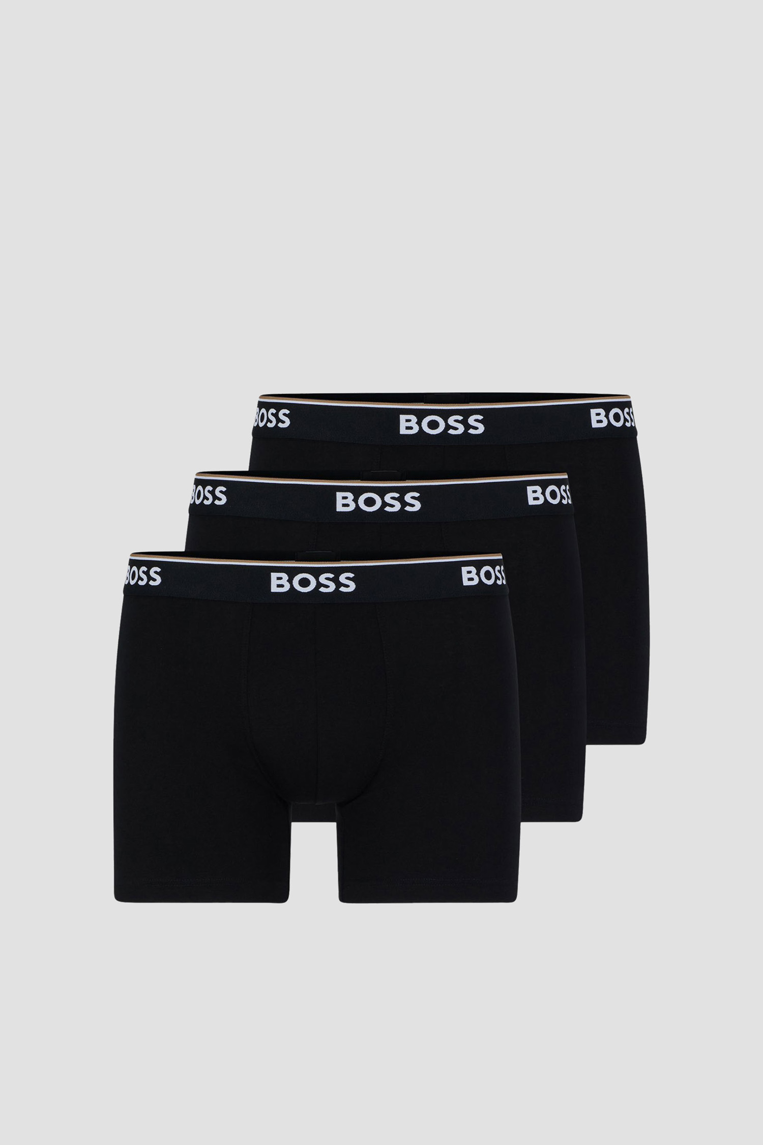 Мужские черные боксеры (3 шт) BOSS 50475282;001