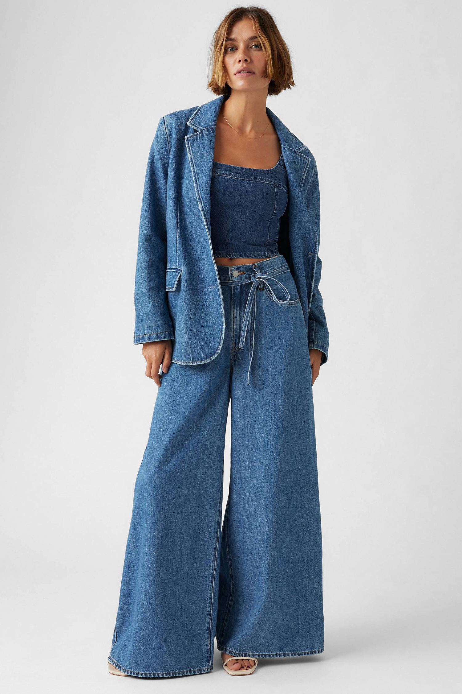 Женские синие джинсы XL Superwide Levi’s® 001T3;0002