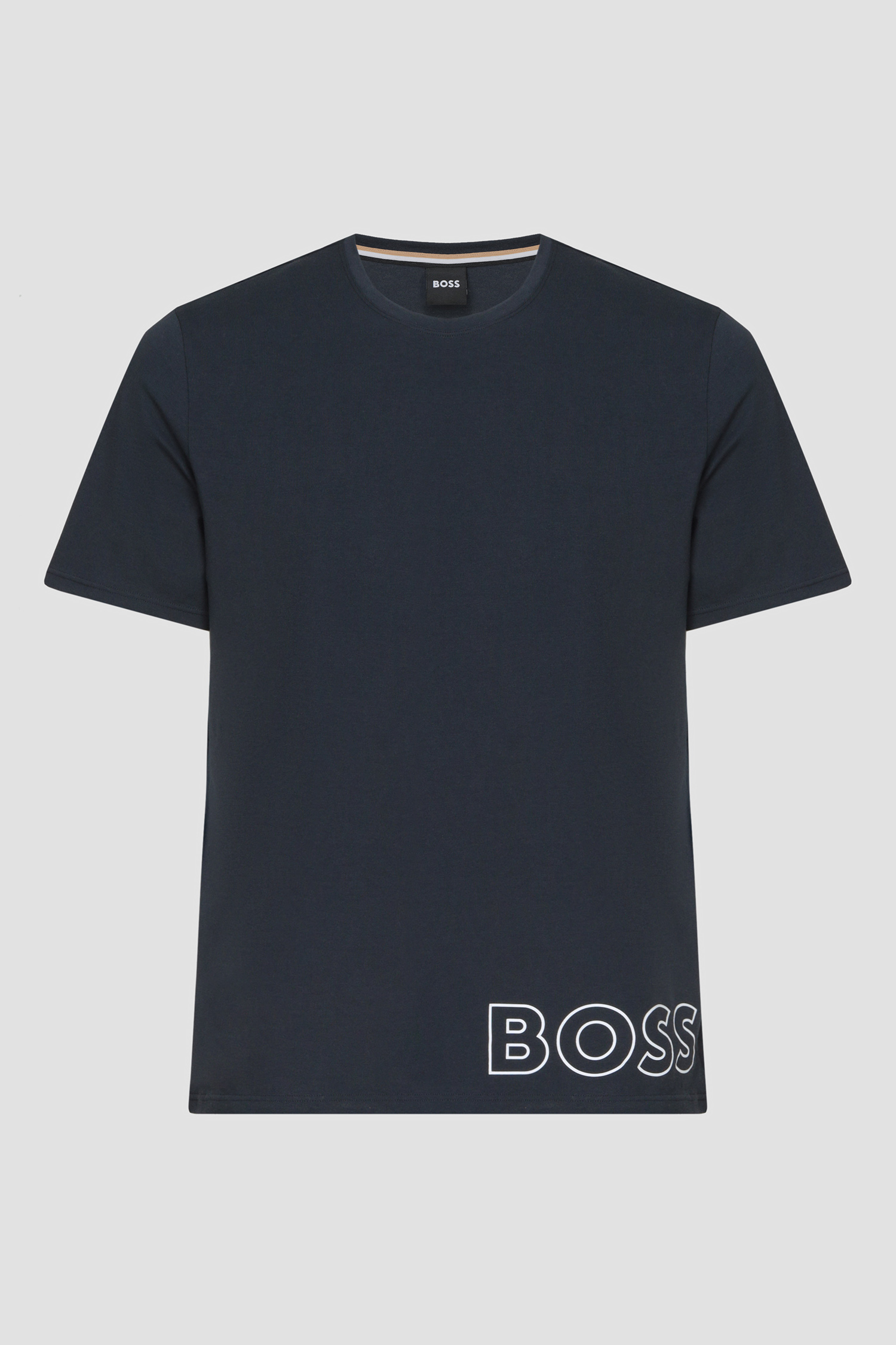 Мужская темно-синяя футболка BOSS 50465555;403