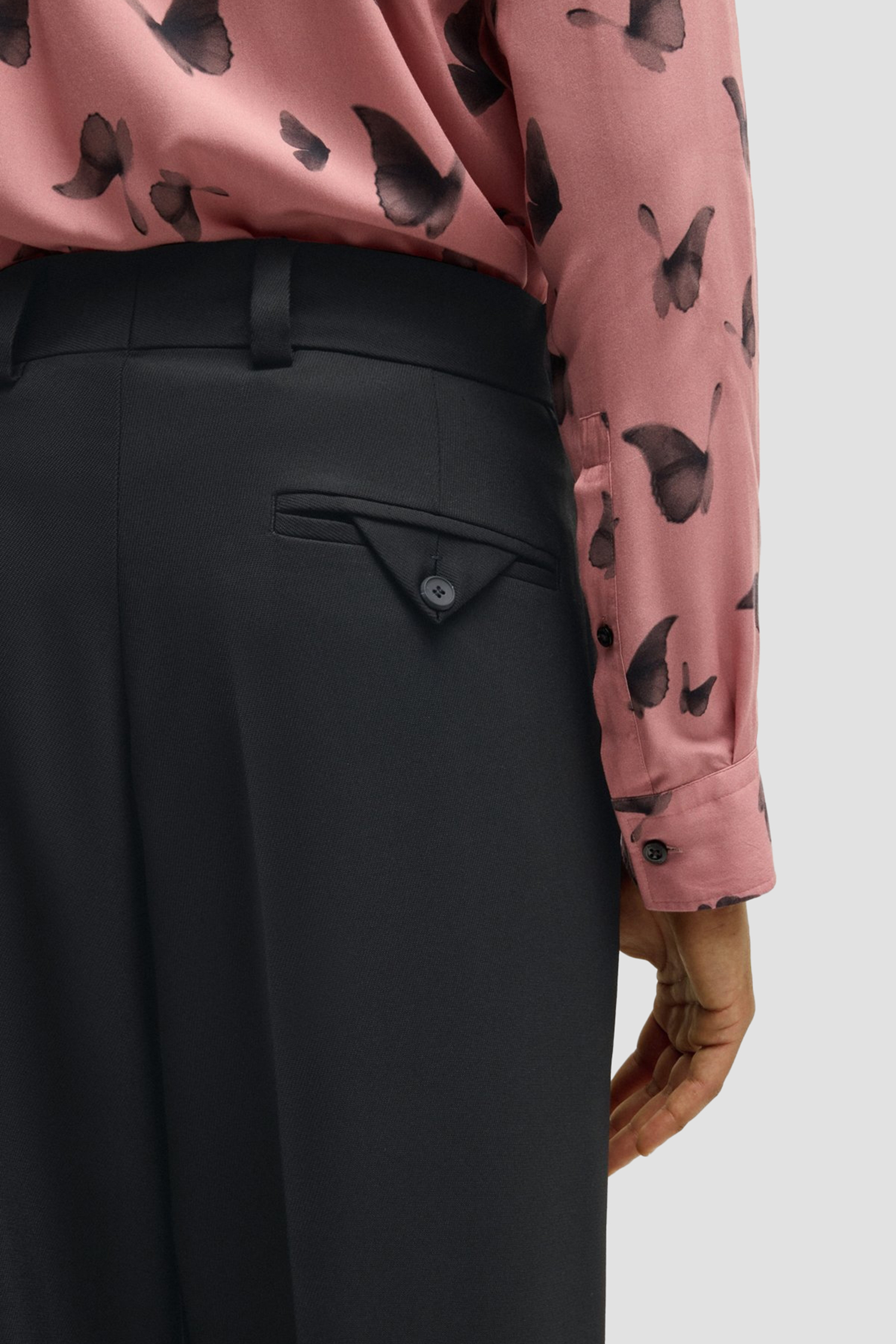 Мужские черные брюки HUGO 50538671;001