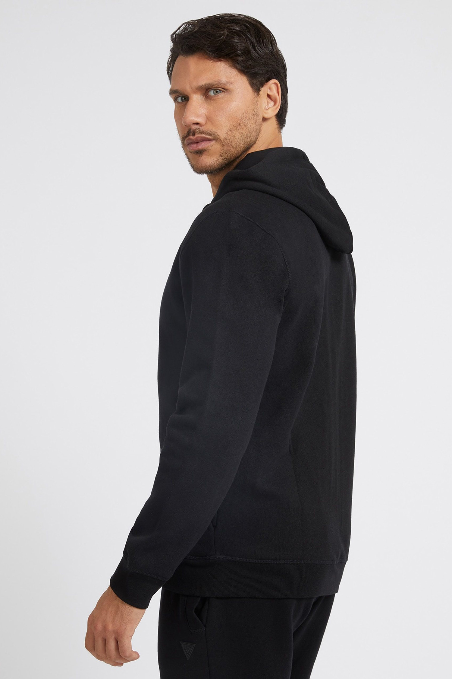 Мужская черная кофта на молнии Guess Z2YQ28.K9V31;JBLK