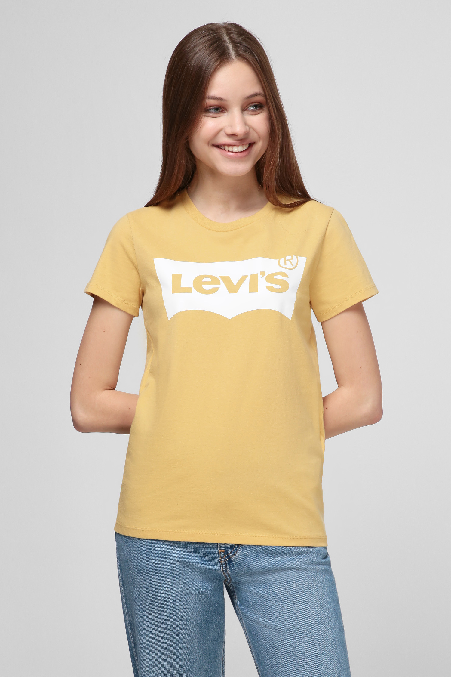 Жовта футболка для дівчат Levi’s® 17369;0778