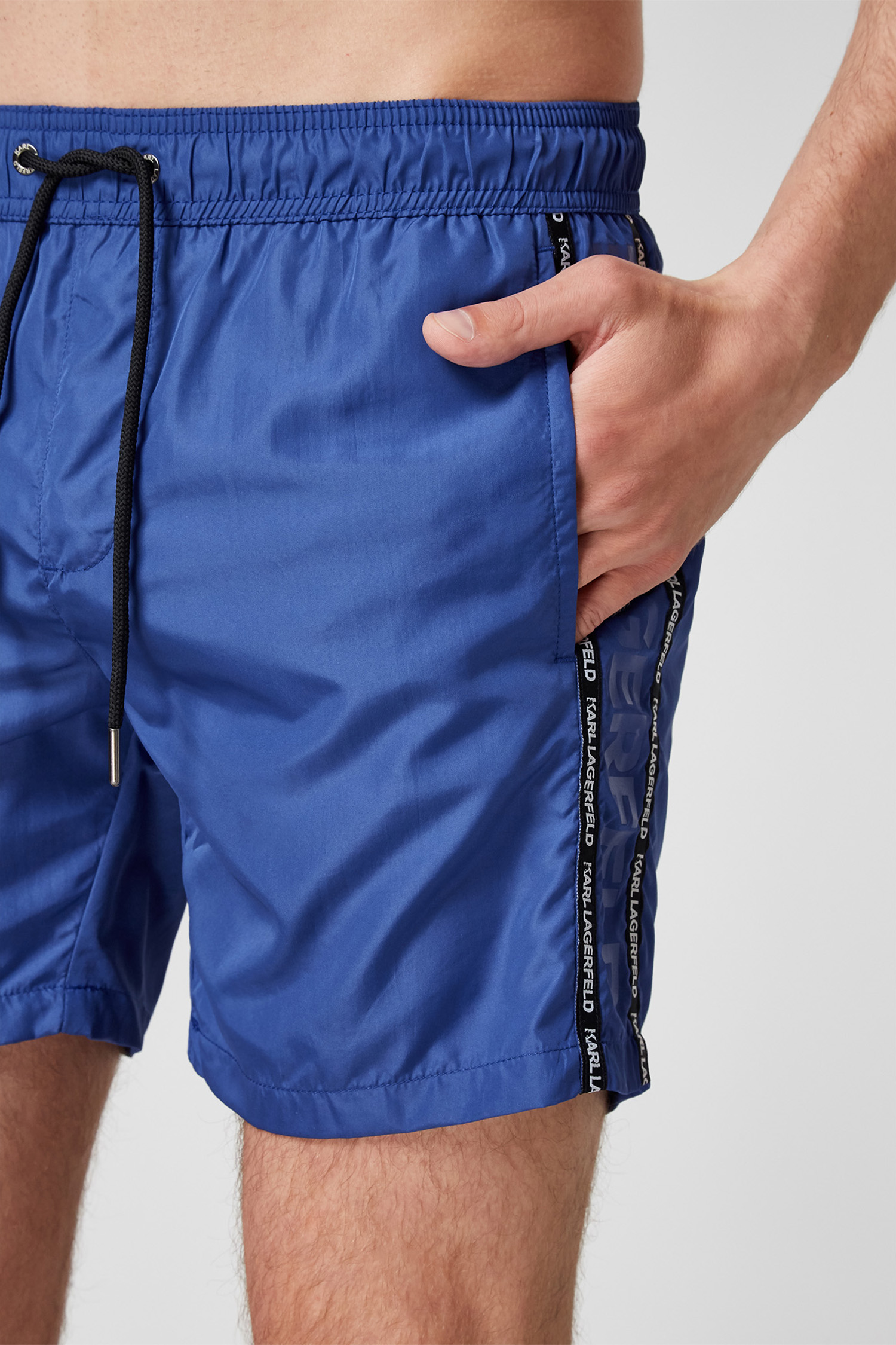 Мужские синие плавательные шорты Karl Lagerfeld KL21MBM03;NAVY