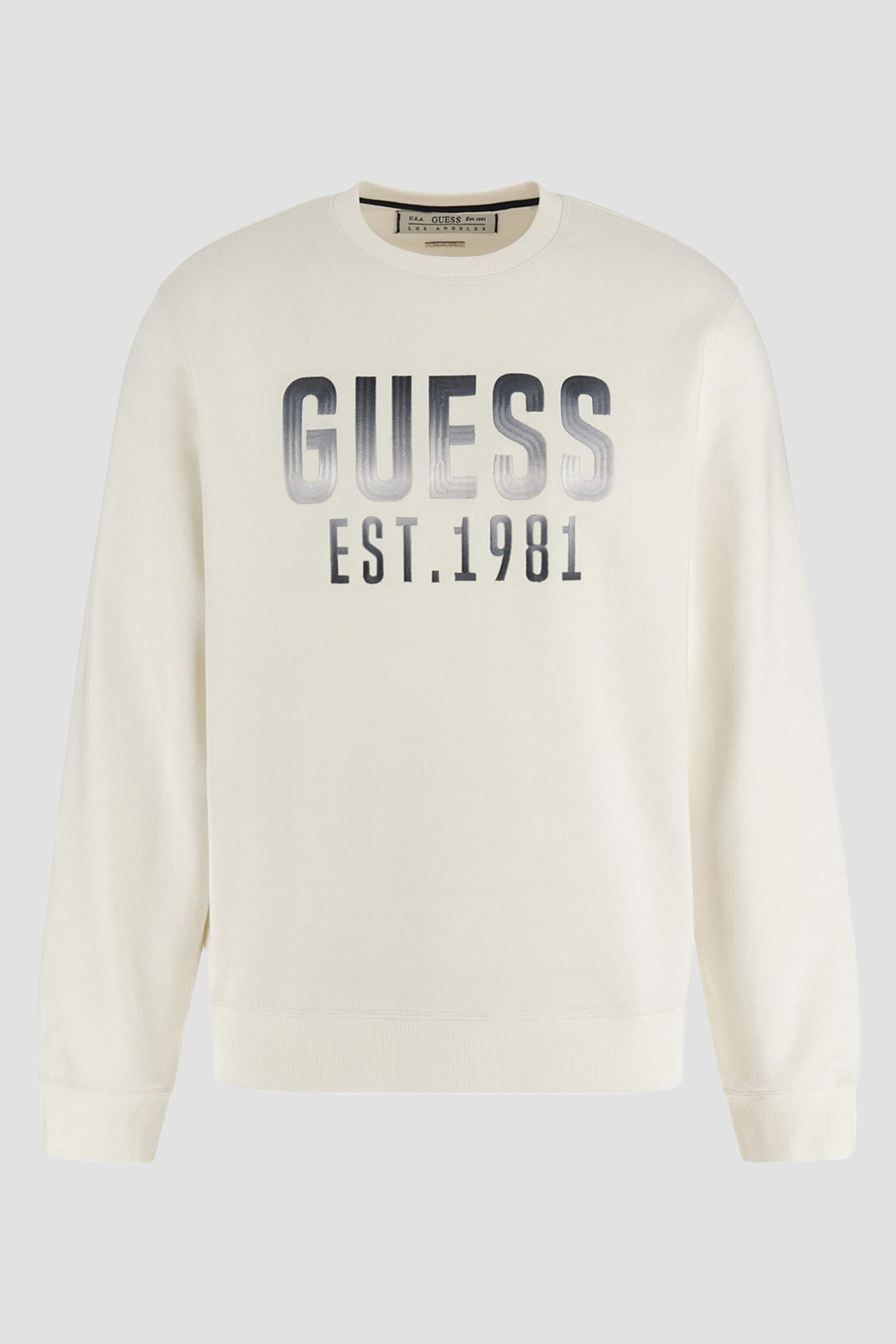 Чоловічий білий світшот Guess M4RQ08.KBK32;G018