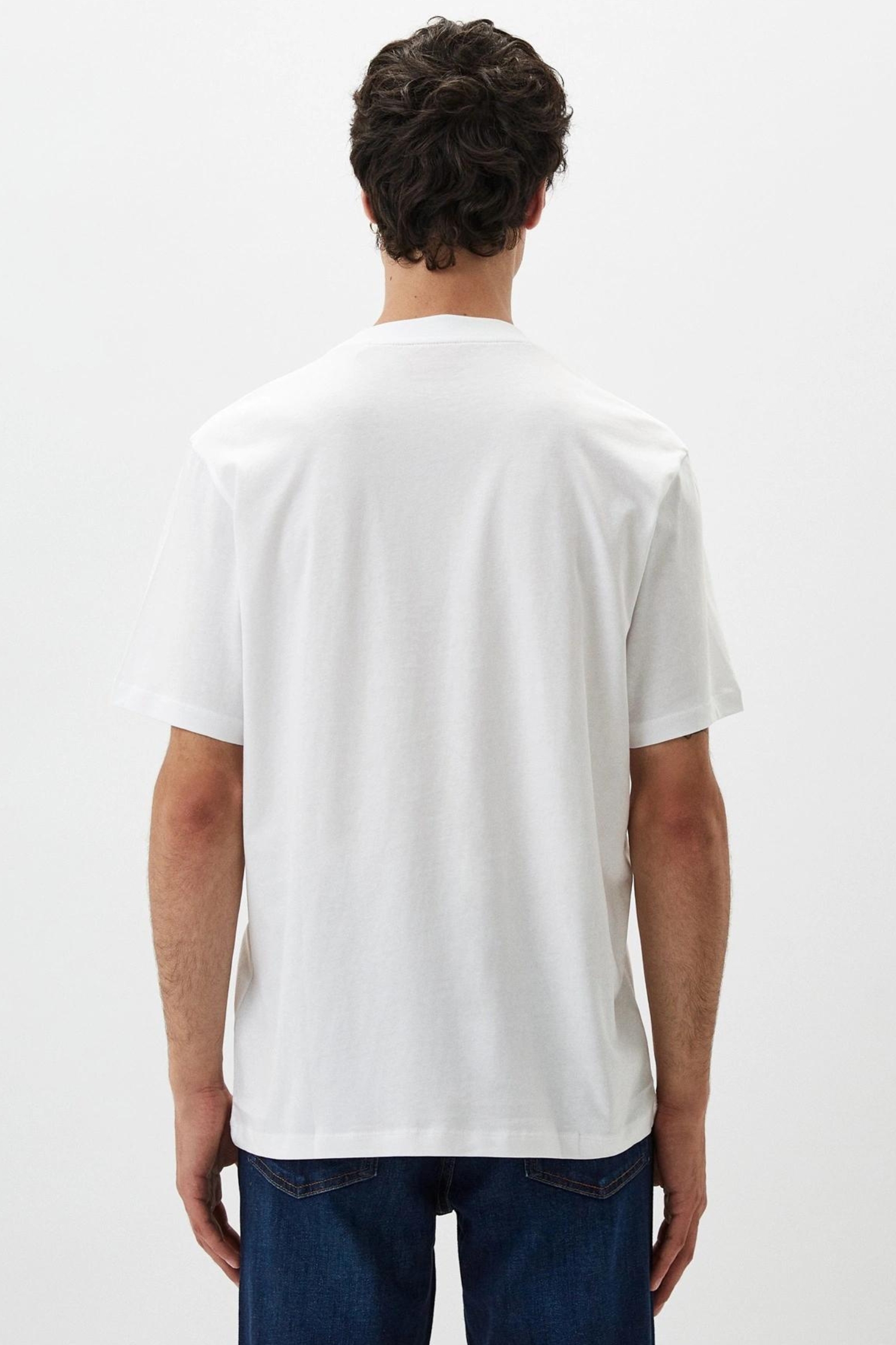 Мужская белая футболка HUGO 50516738;100