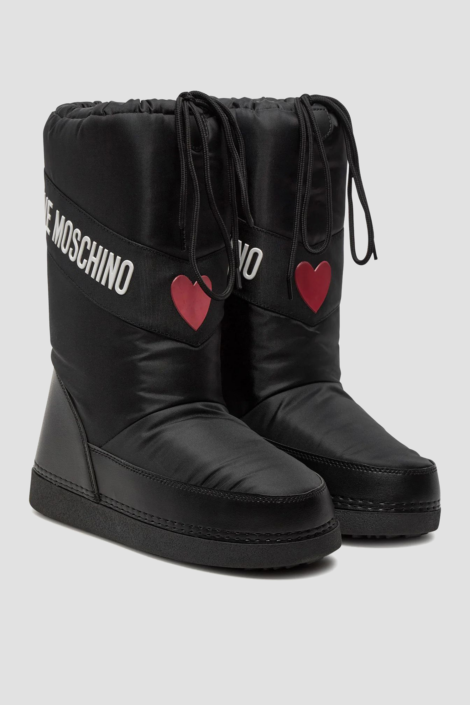 Женские черные дутики Moschino JA24032G1N.ISA;000