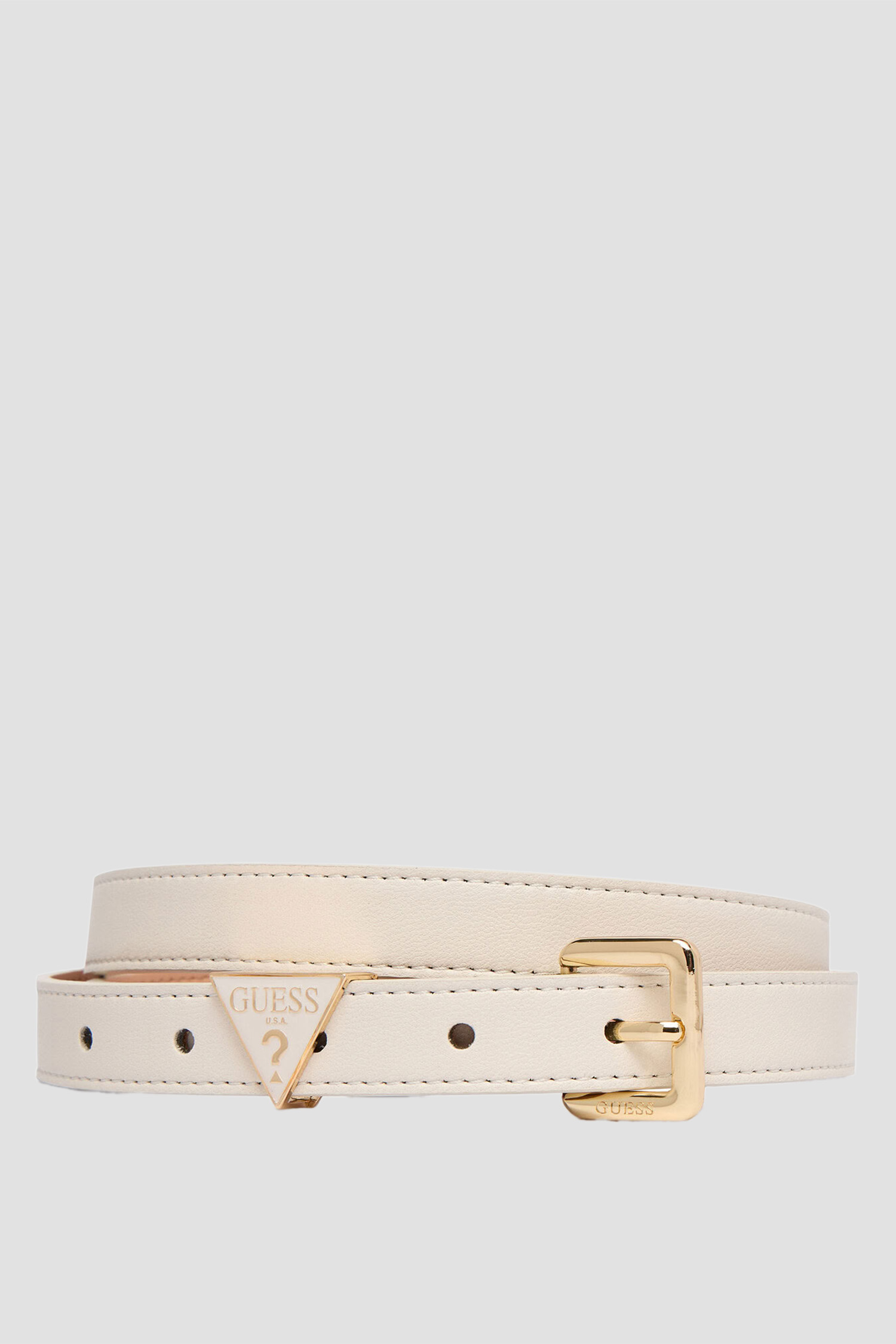 Жіночий білий ремінь Guess BW9323.P6120;OFF
