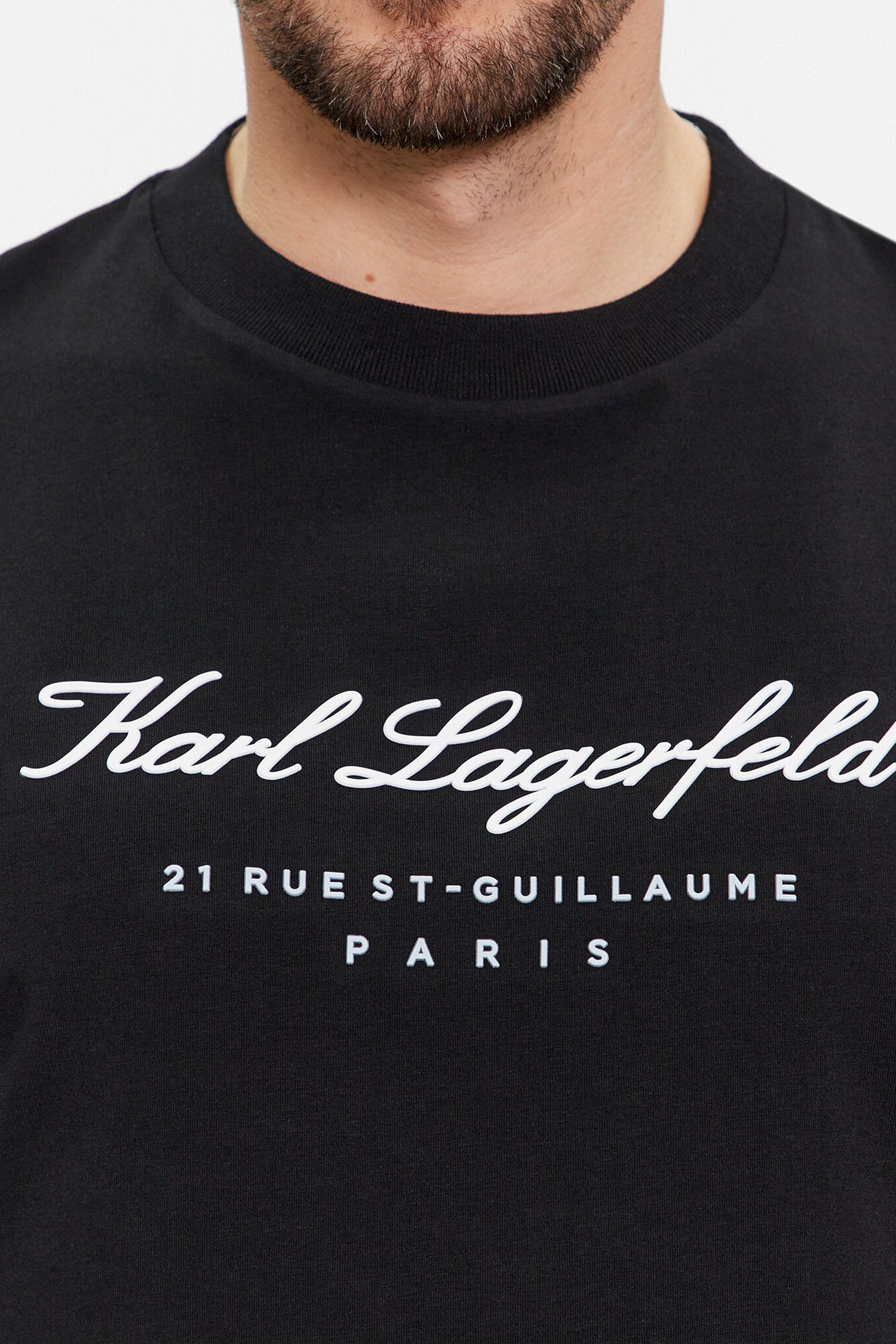 Мужская черная футболка Karl Lagerfeld 541221.755403;990