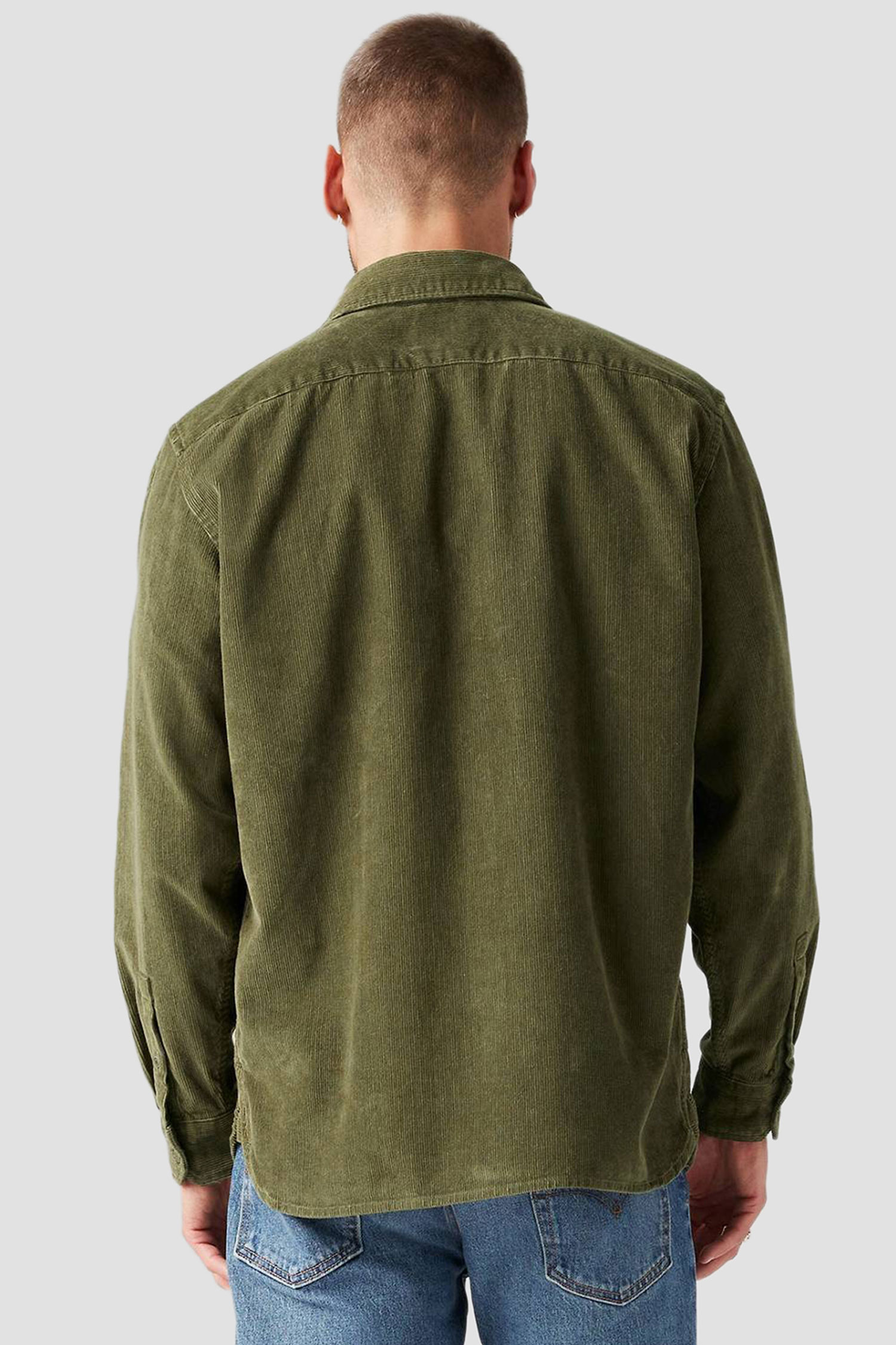 Мужская зеленая вельветовая рубашка Levi’s® 19573;0228