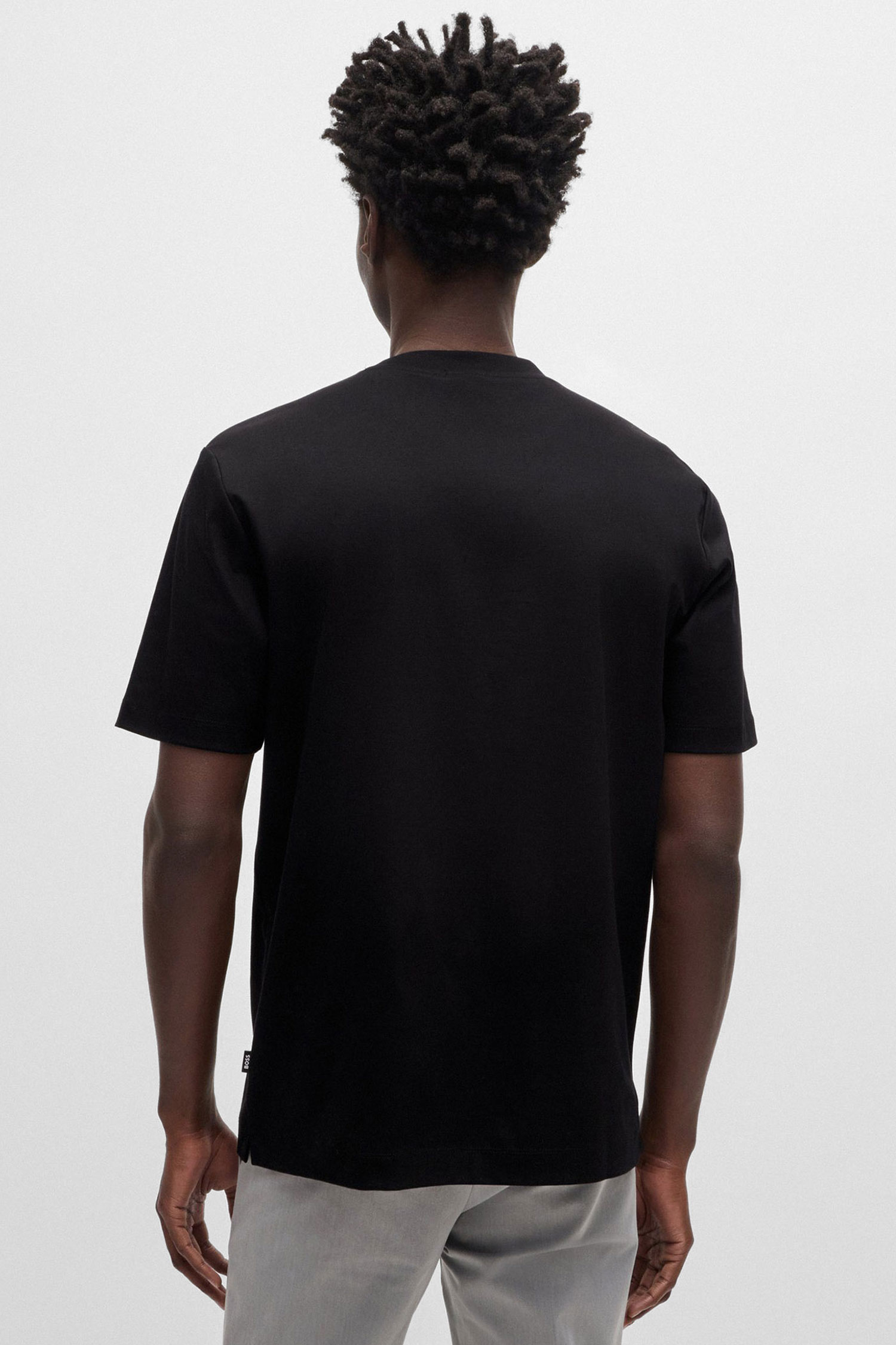 Чоловіча чорна футболка BOSS 50520298;001