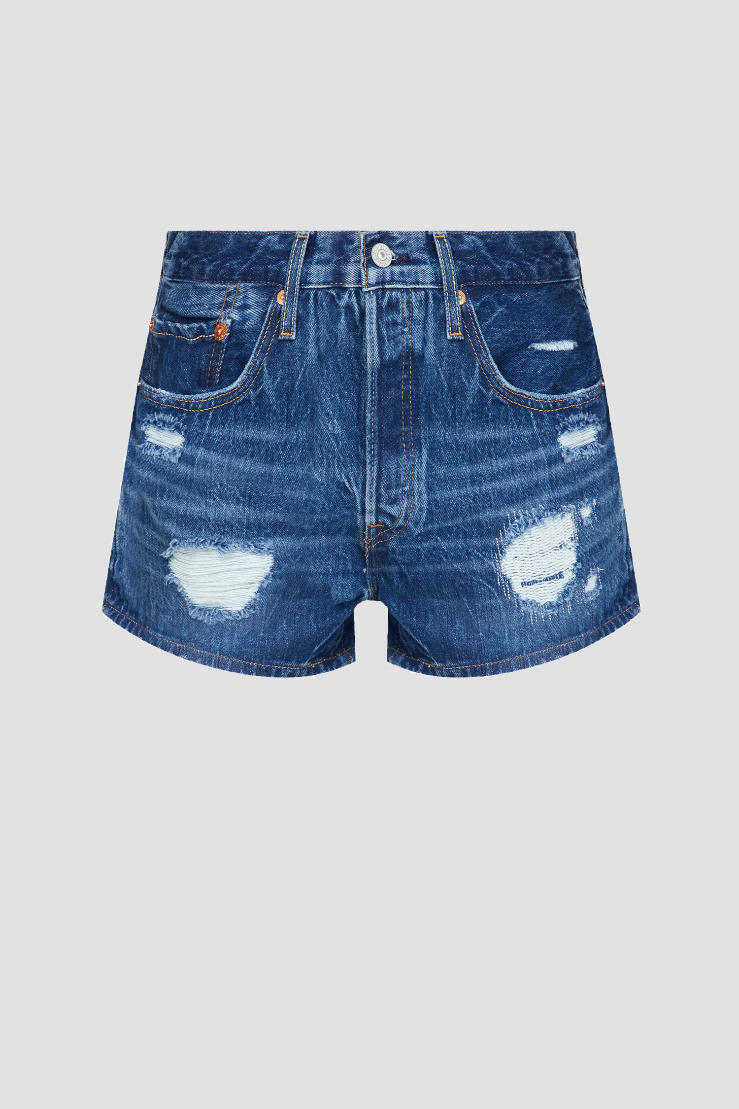Женские синие джинсовые шорты 501® Original Fit High Rise Levi’s® 56327;0312