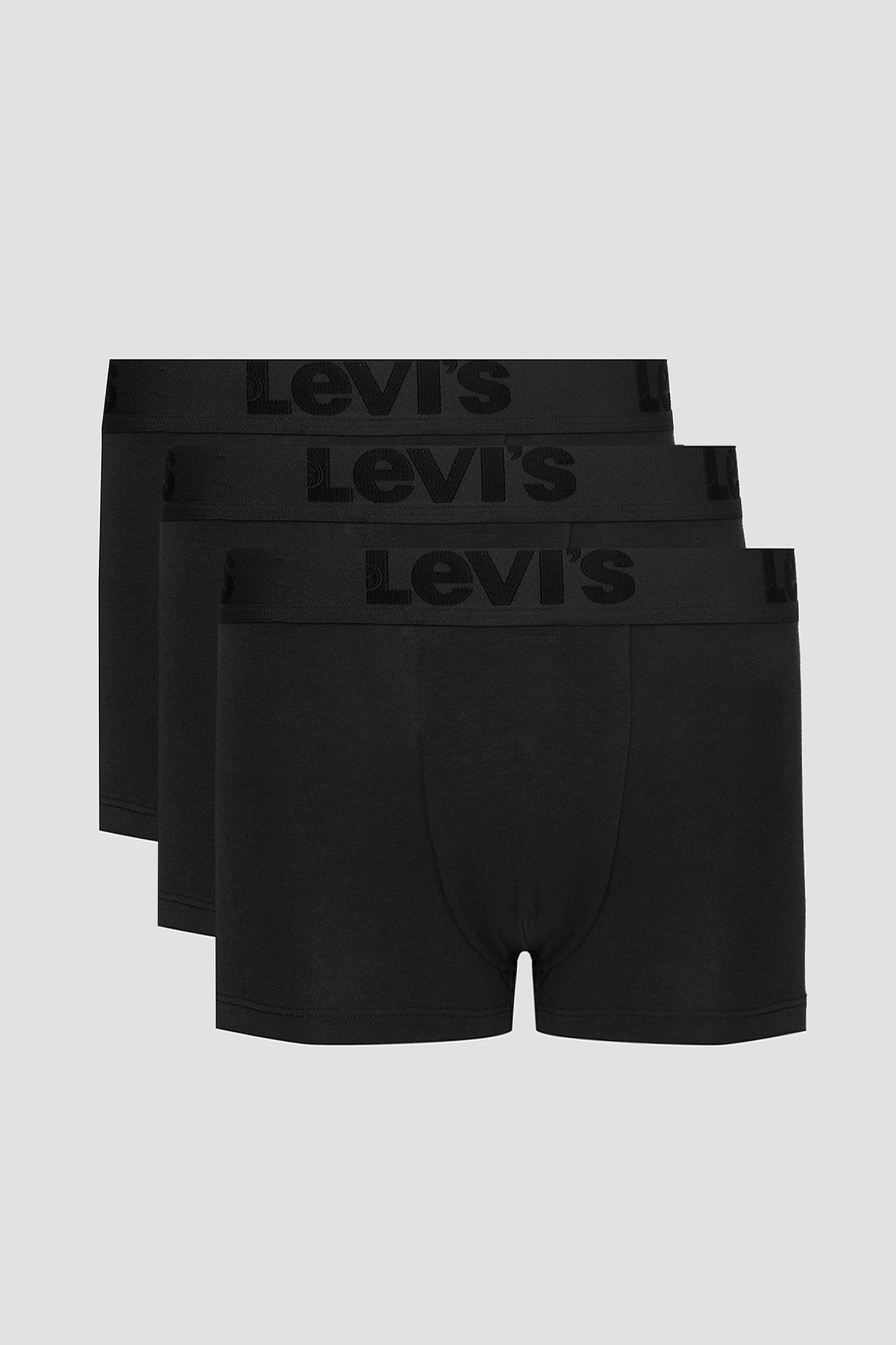Мужские черные боксеры (3 шт) Levi’s® 905042001;001