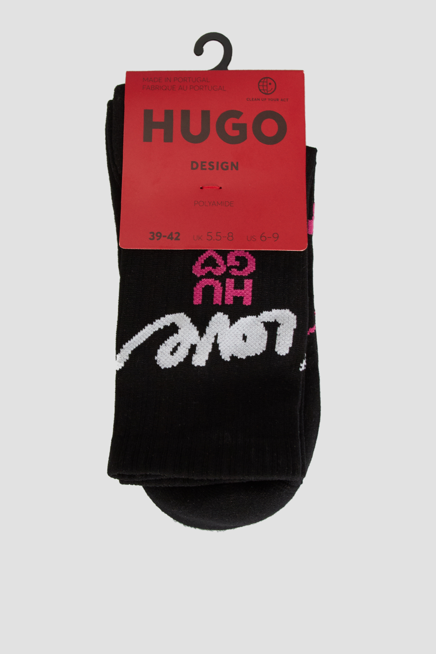 Женские черные носки HUGO 50491553;001