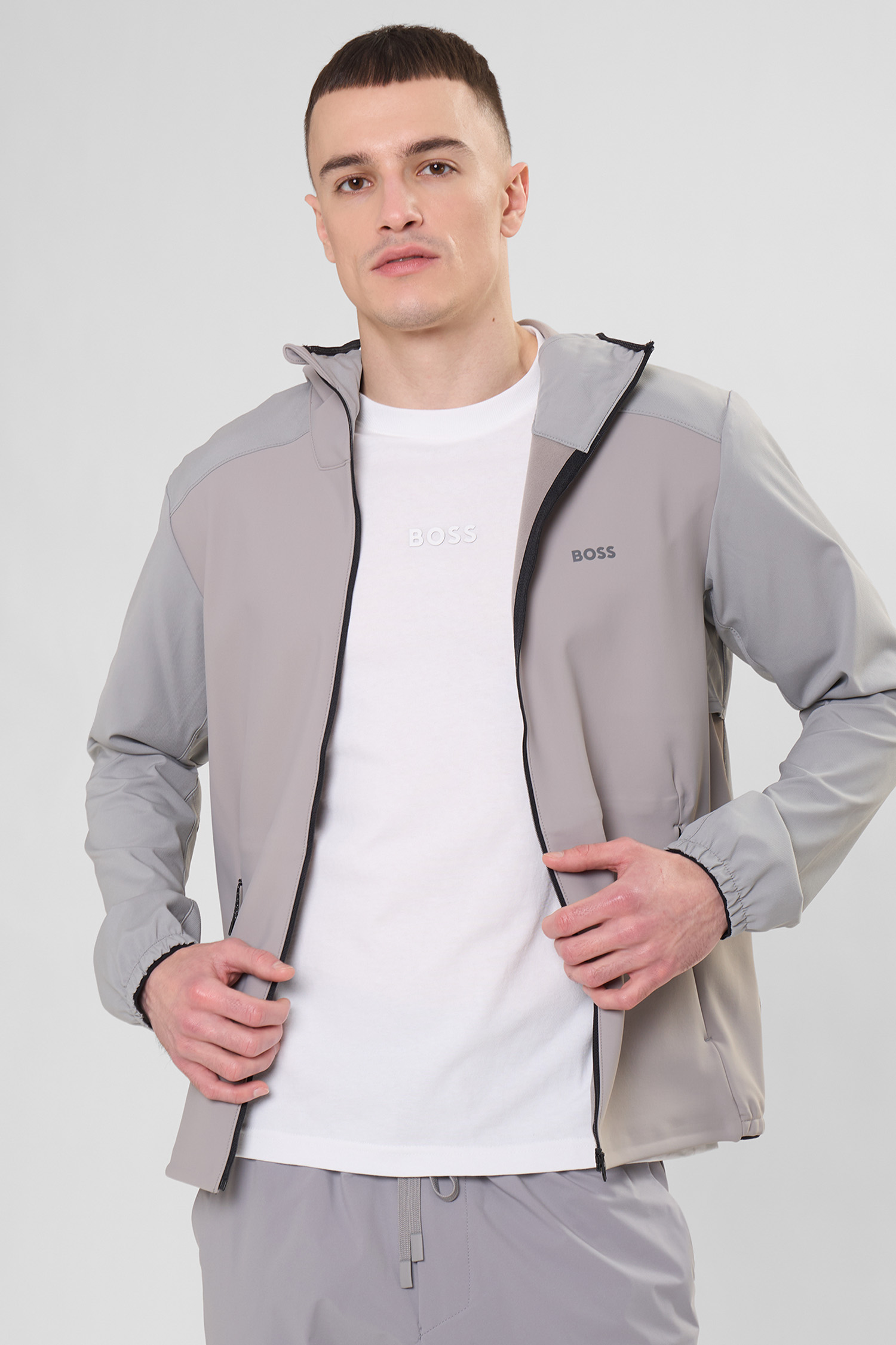 Чоловіча сіра куртка BOSS 50551077;063