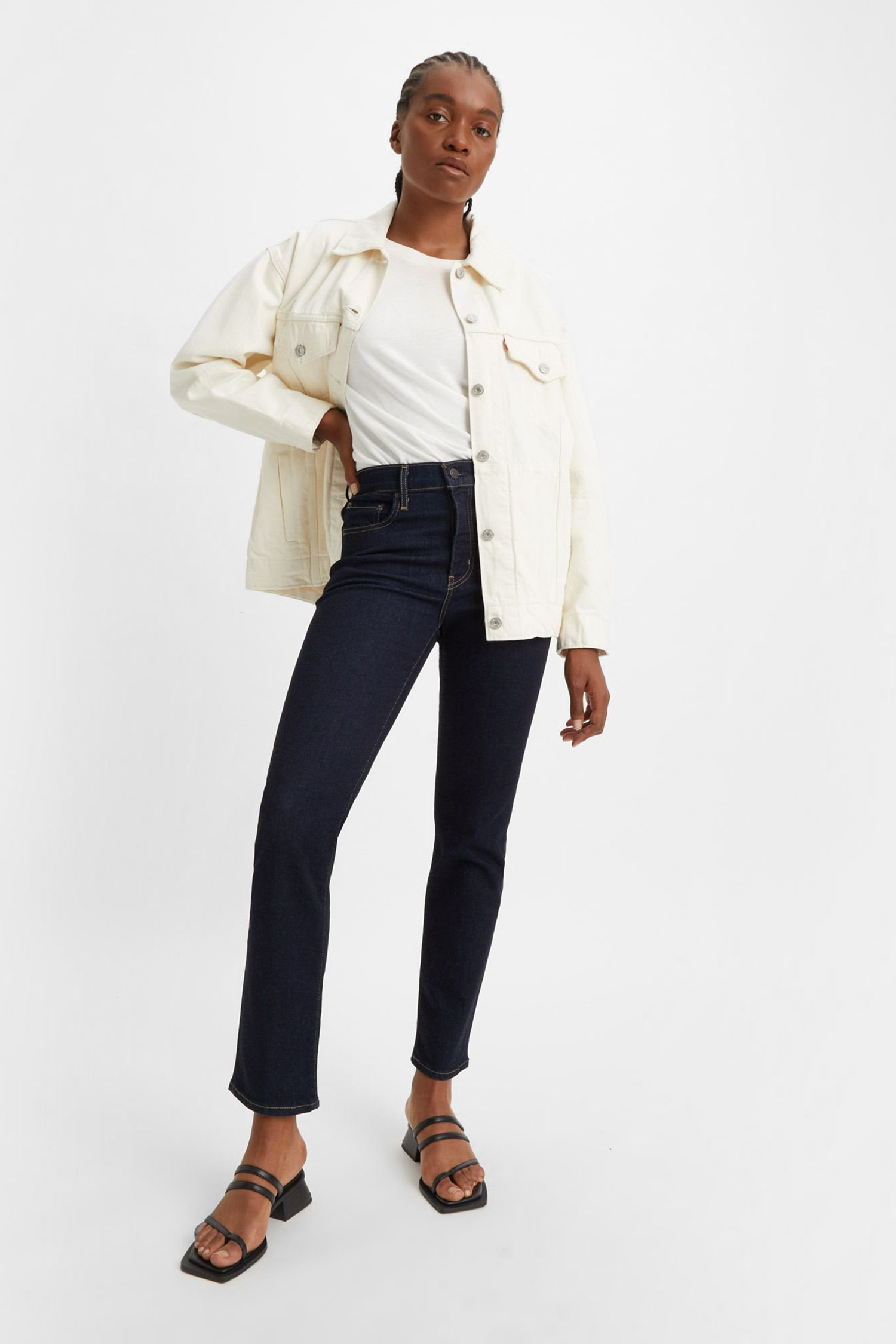 Женские темно-синие джинсы 724® High Rise Straight Levi’s® 18883;0227