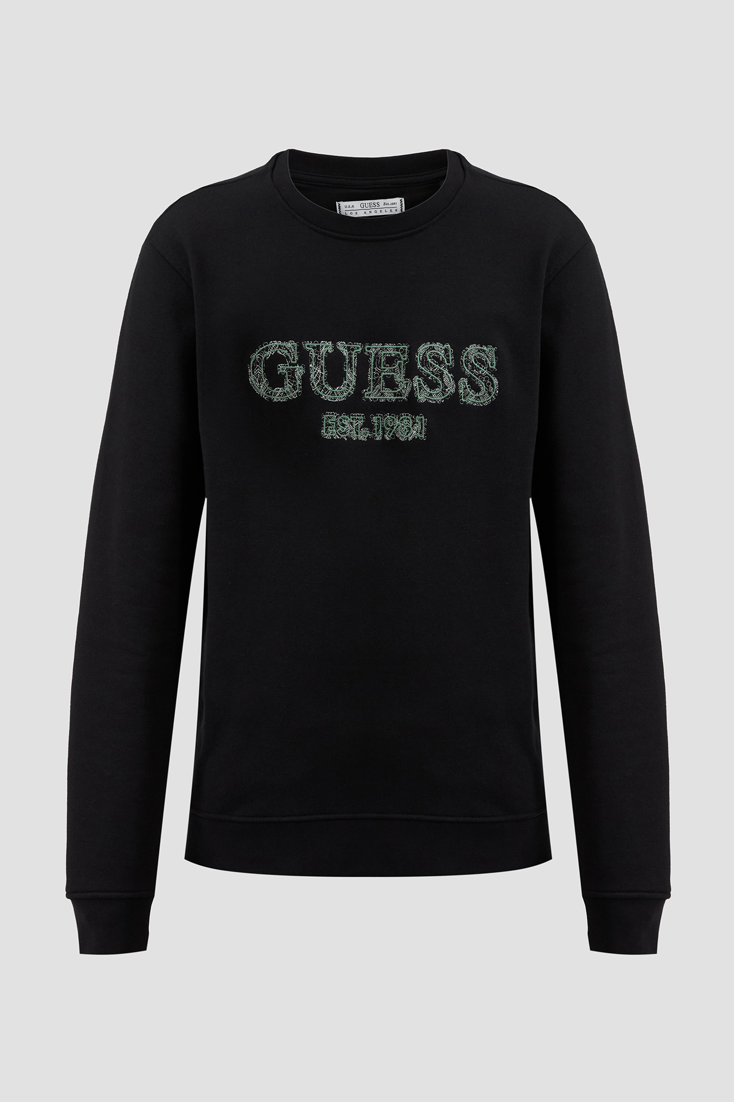 Чоловічий чорний світшот Guess M5RQ15.KCN01;JBLK