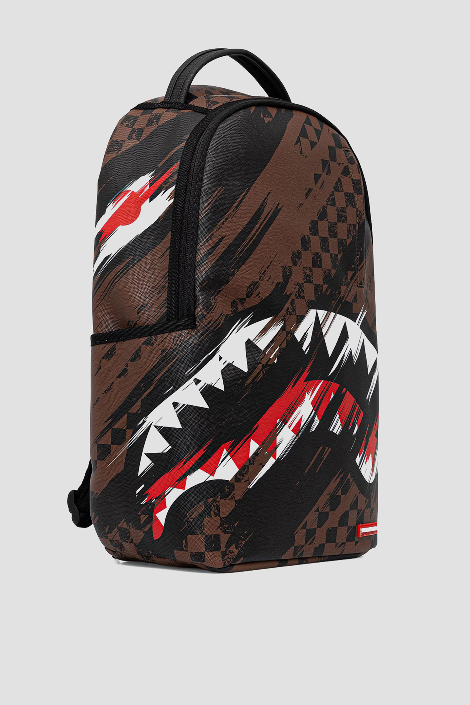 Коричневый рюкзак с узором SPRAYGROUND 910B8556NSZ;0