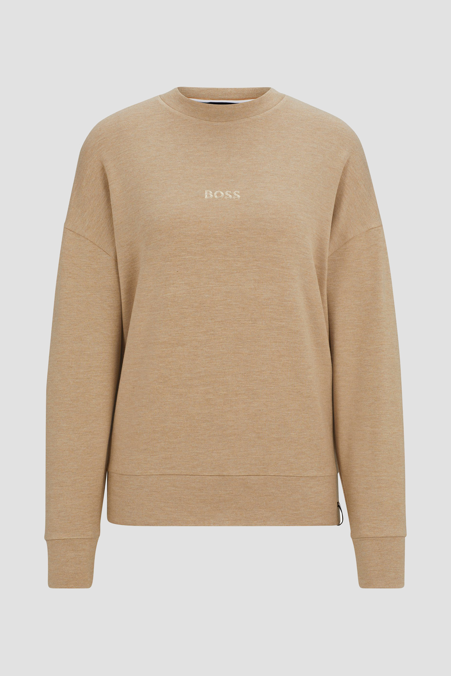 Женский бежевый свитшот BOSS 50515545;260