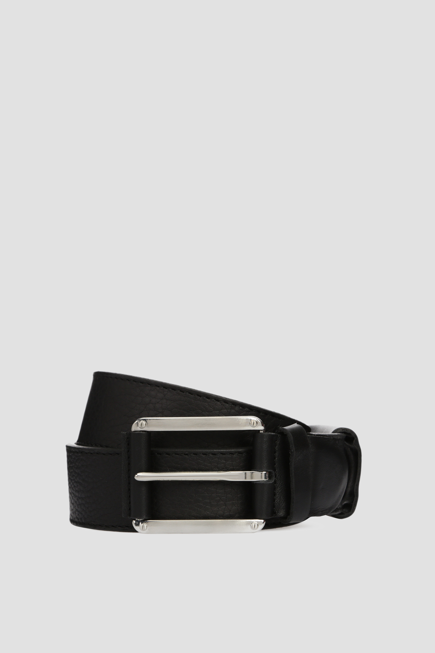 Мужской черный кожаный ремень Karl Lagerfeld 592451.815300;990