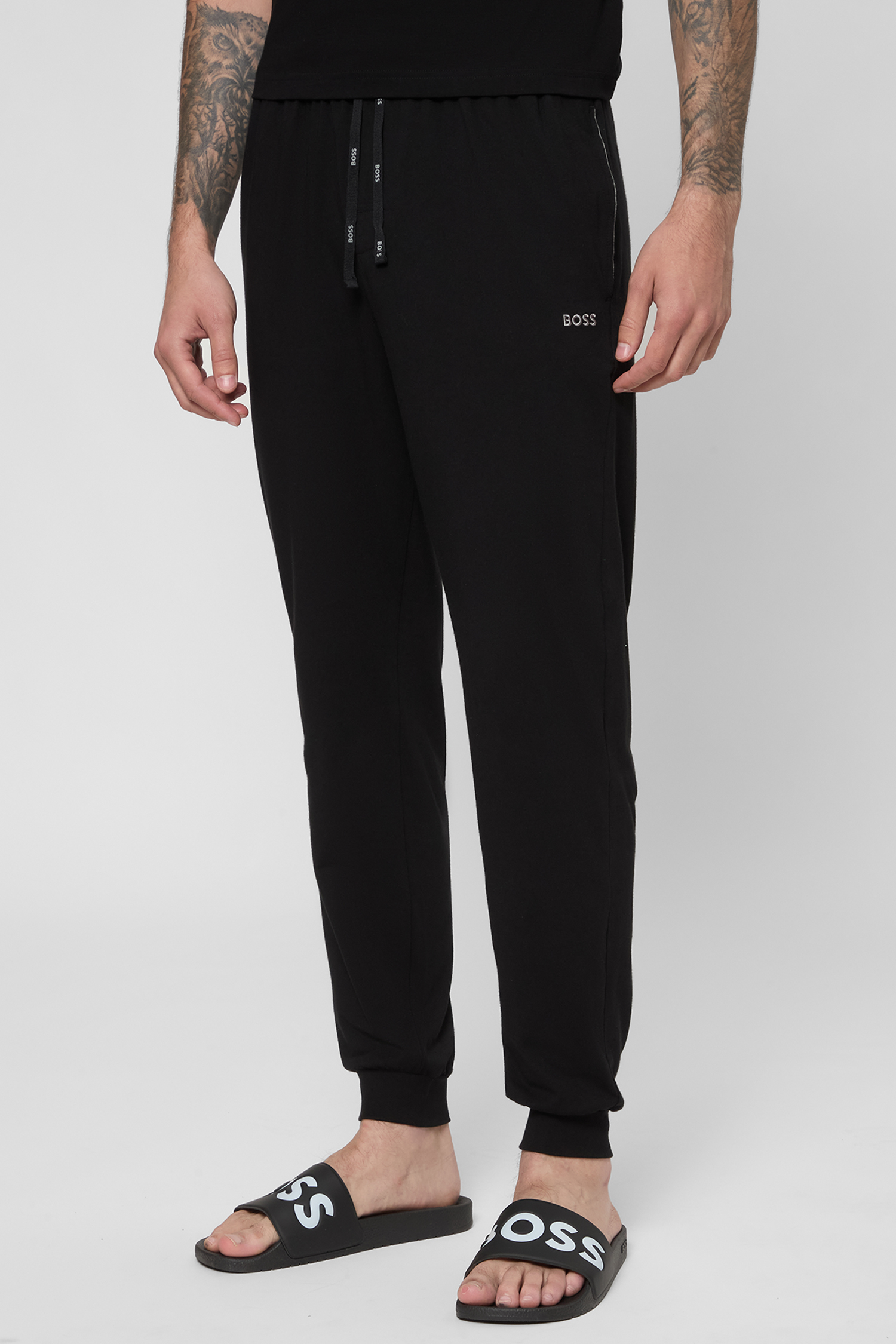 Мужские черные брюки BOSS 50515365;001