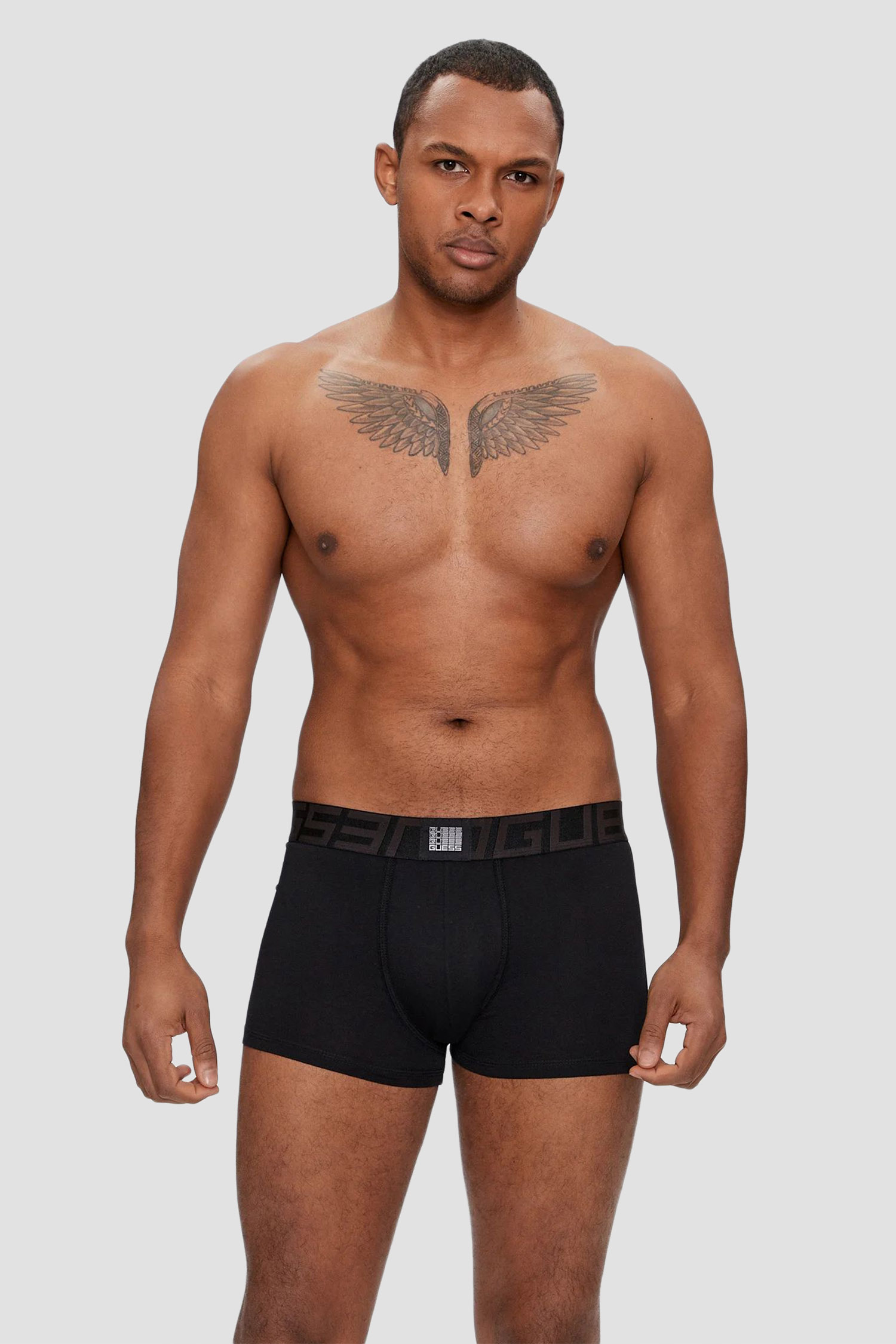 Мужские черные боксеры (3 шт) Guess U4RG01.K6YW0;P9MU