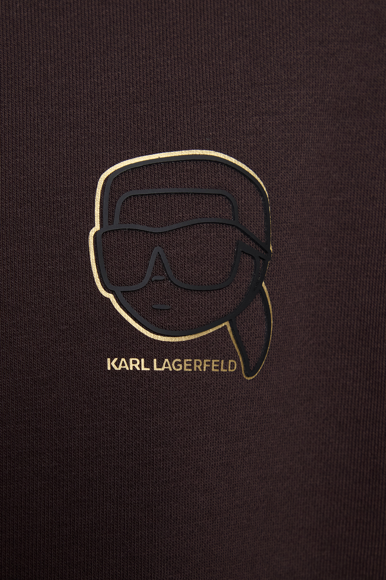Мужская темно-коричневая спортивная кофта Karl Lagerfeld 561910.705004;490
