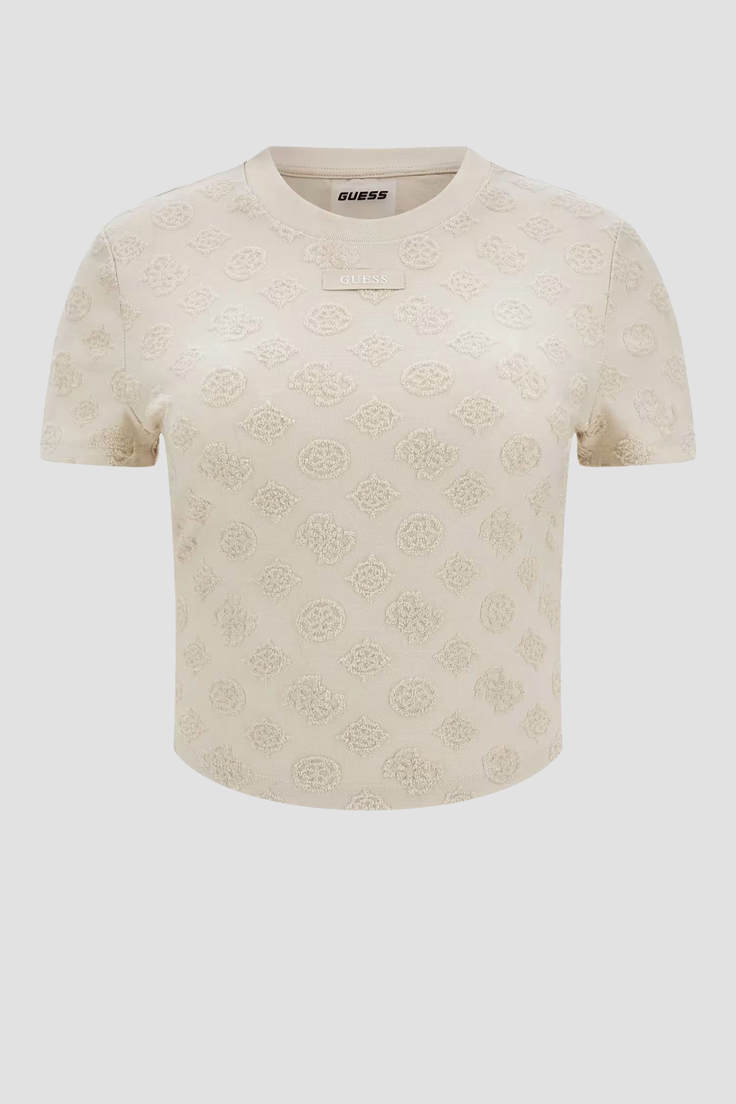 Жіночий бежевий топ Guess V5GP21.KCT02;FNFN