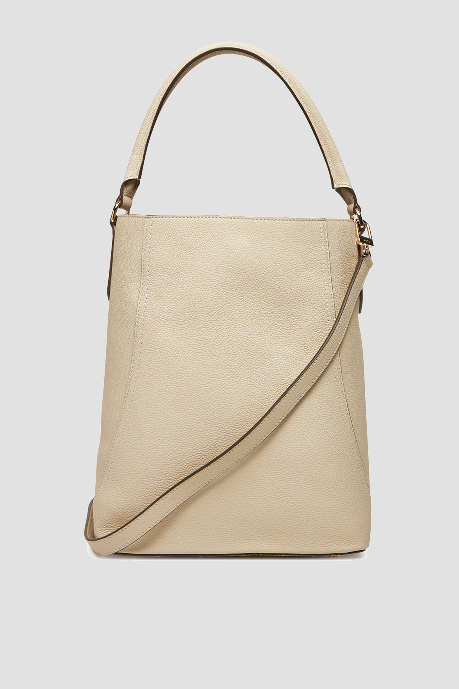 Женская бежевая кожаная сумка BOSS 50547744;114