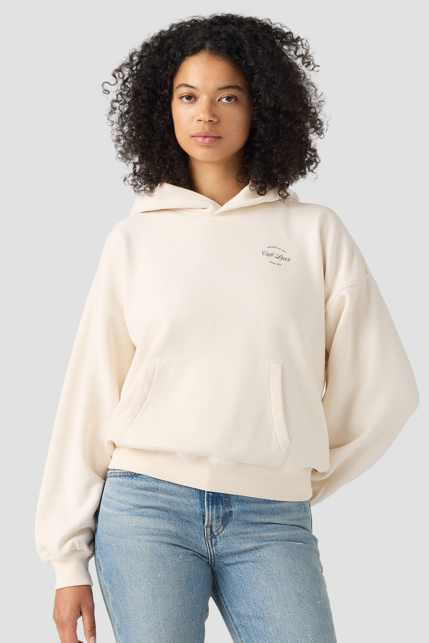 Женское белое худи Levi’s® 008A3;0001