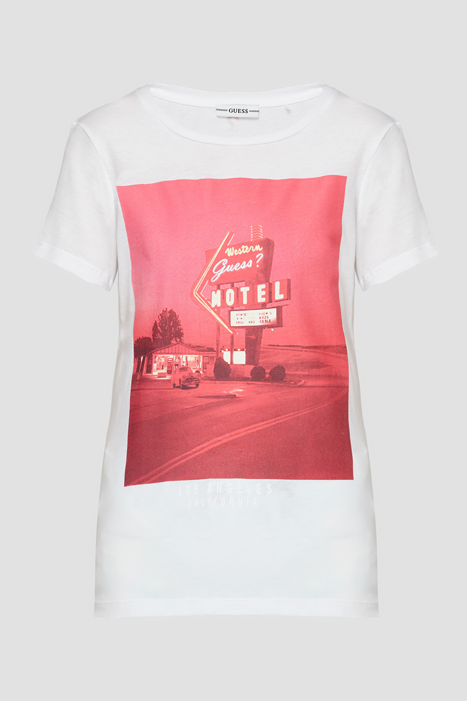 Женская белая футболка Guess W1GI49.K46D0;TWHT