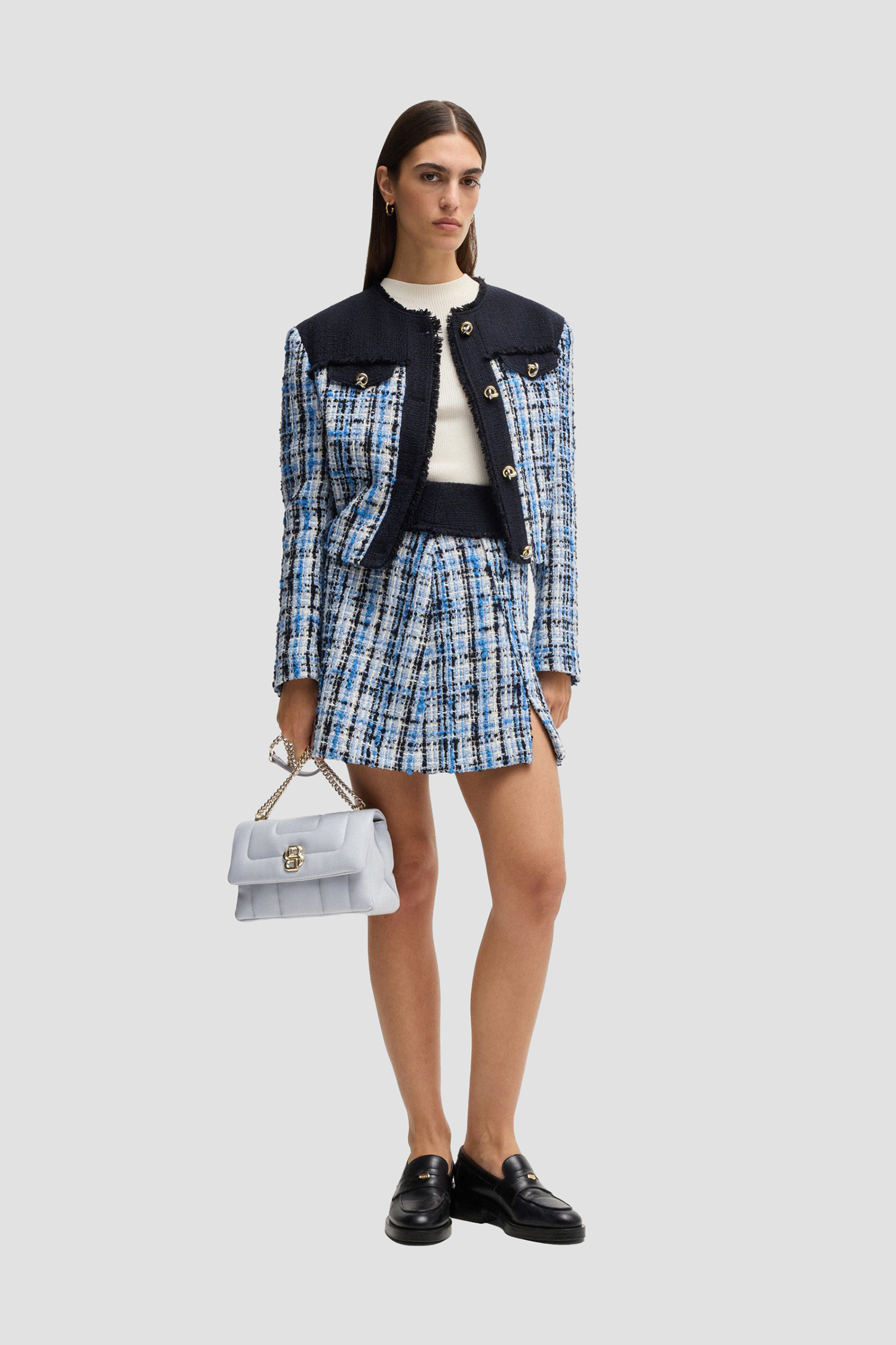 Женская серая сумка BOSS 50523348;050