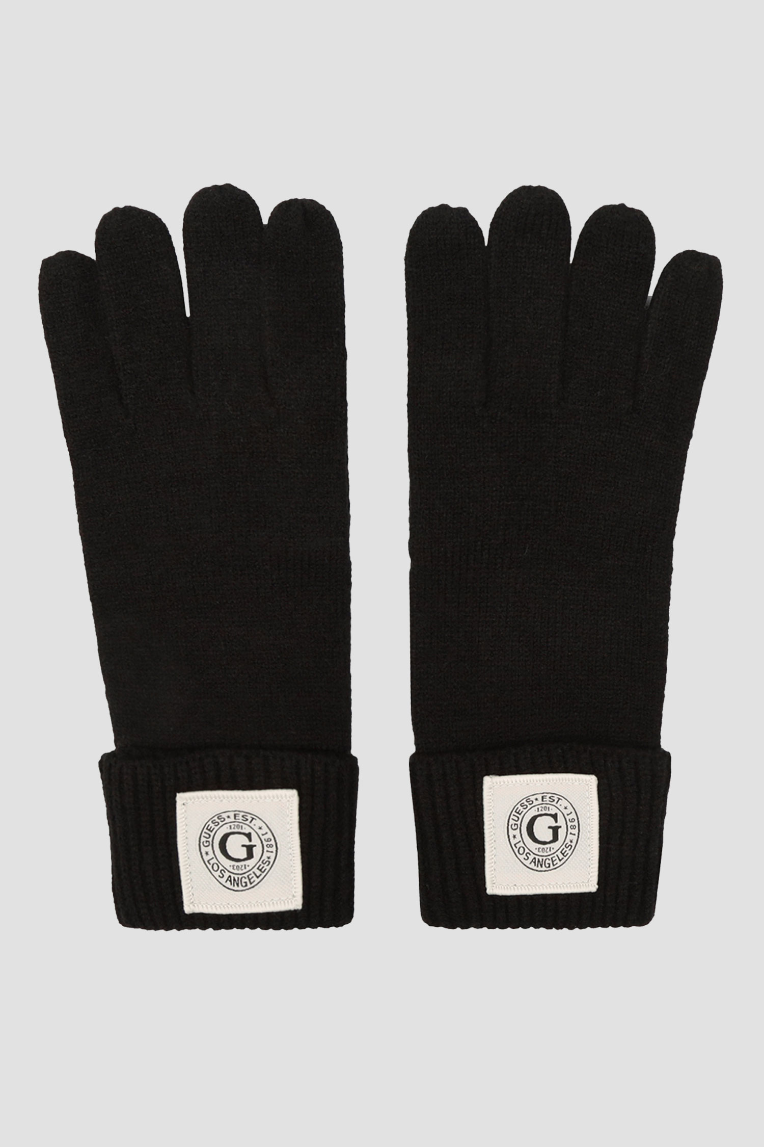 Чоловічі чорні рукавички Guess AM8857.WOL02;BLA