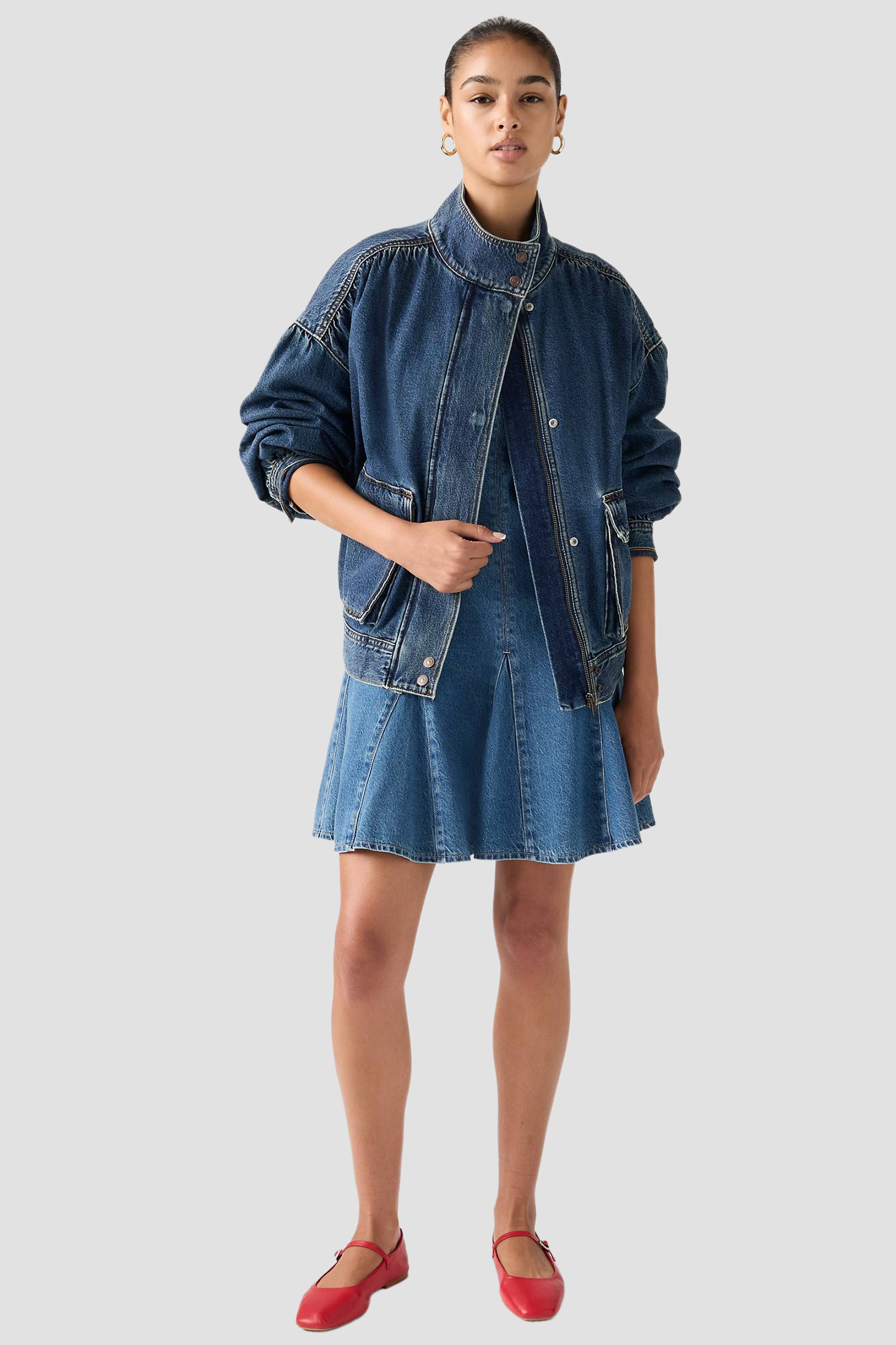 Жіноча синя джинсова куртка Levi’s® 005NQ;0001