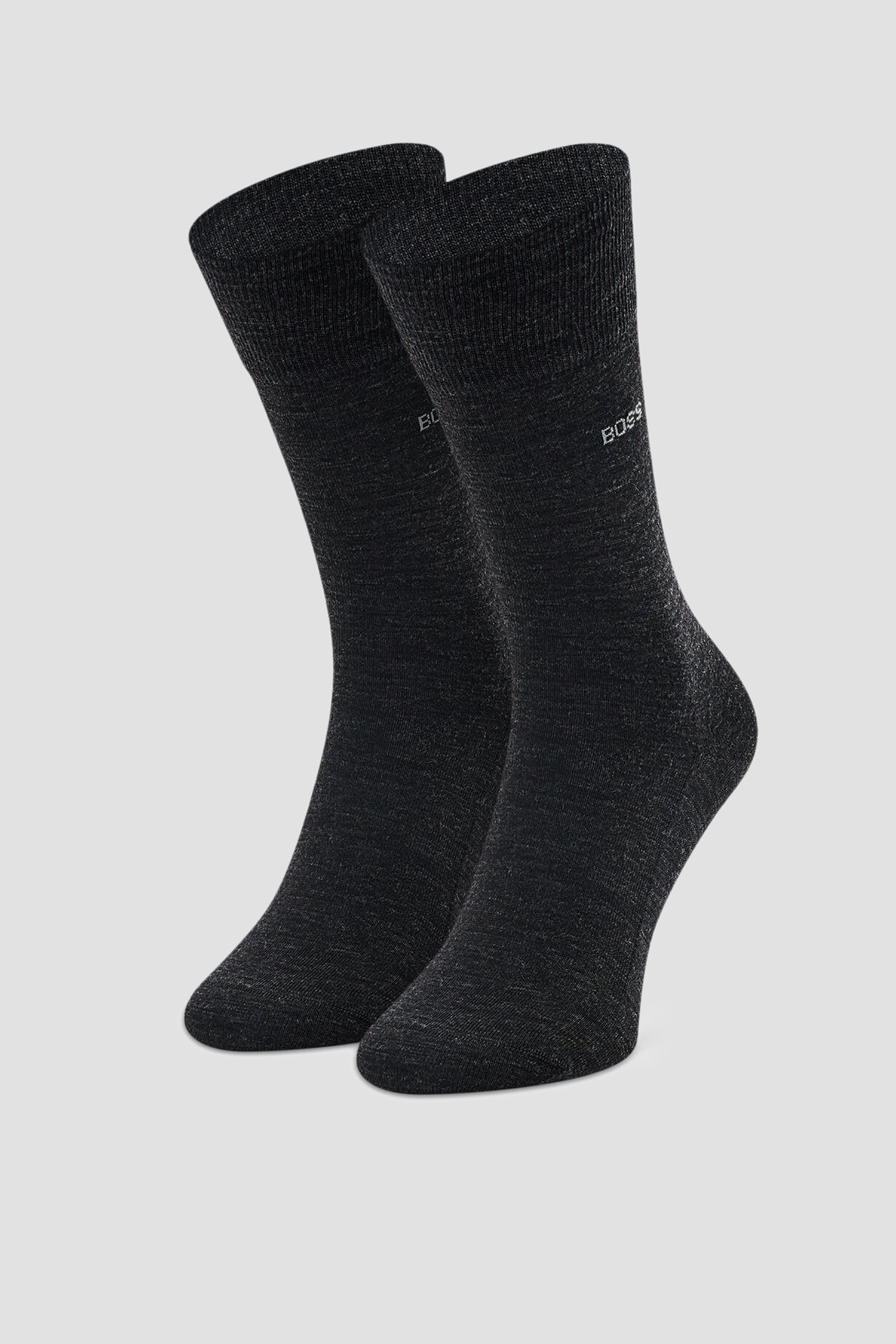 Чоловічі сірі вовняні шкарпетки BOSS 50470009;012