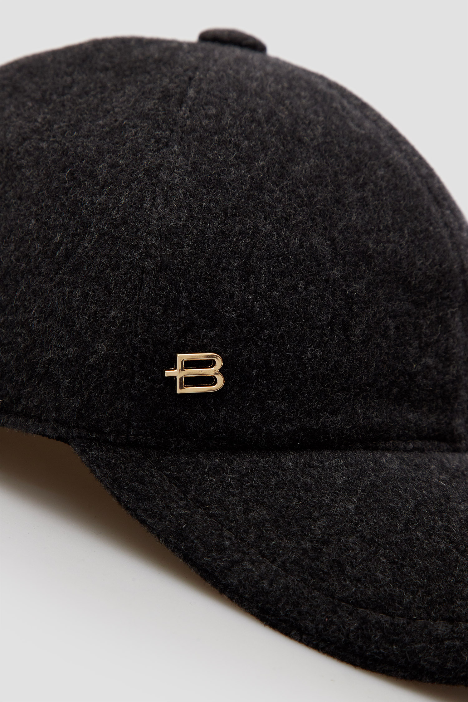 Женская темно-серая шерстяная кепка BALDININI L3B026XXLANA;0700