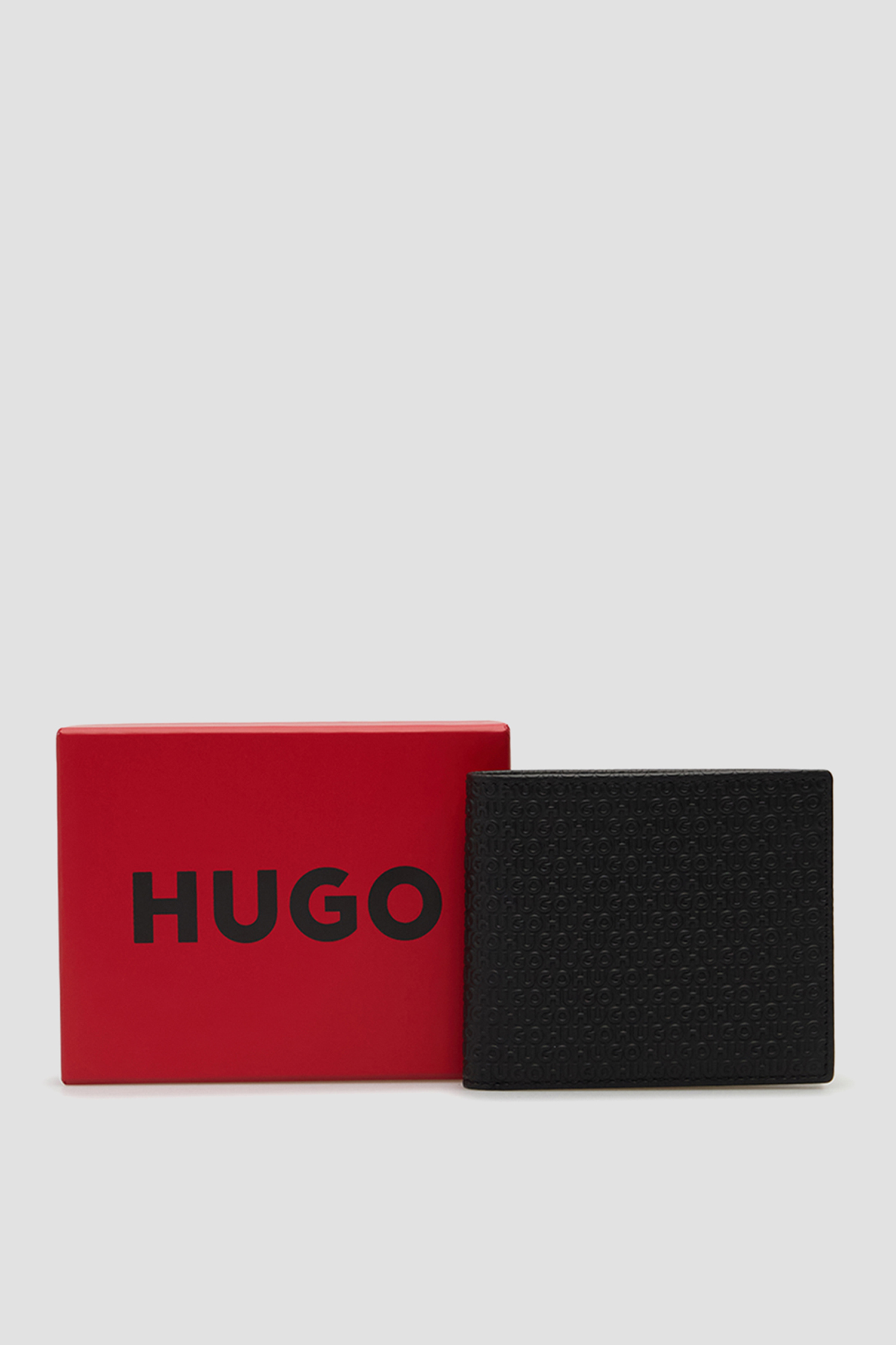 Мужской черный кожаный кошелек HUGO 50558572;001
