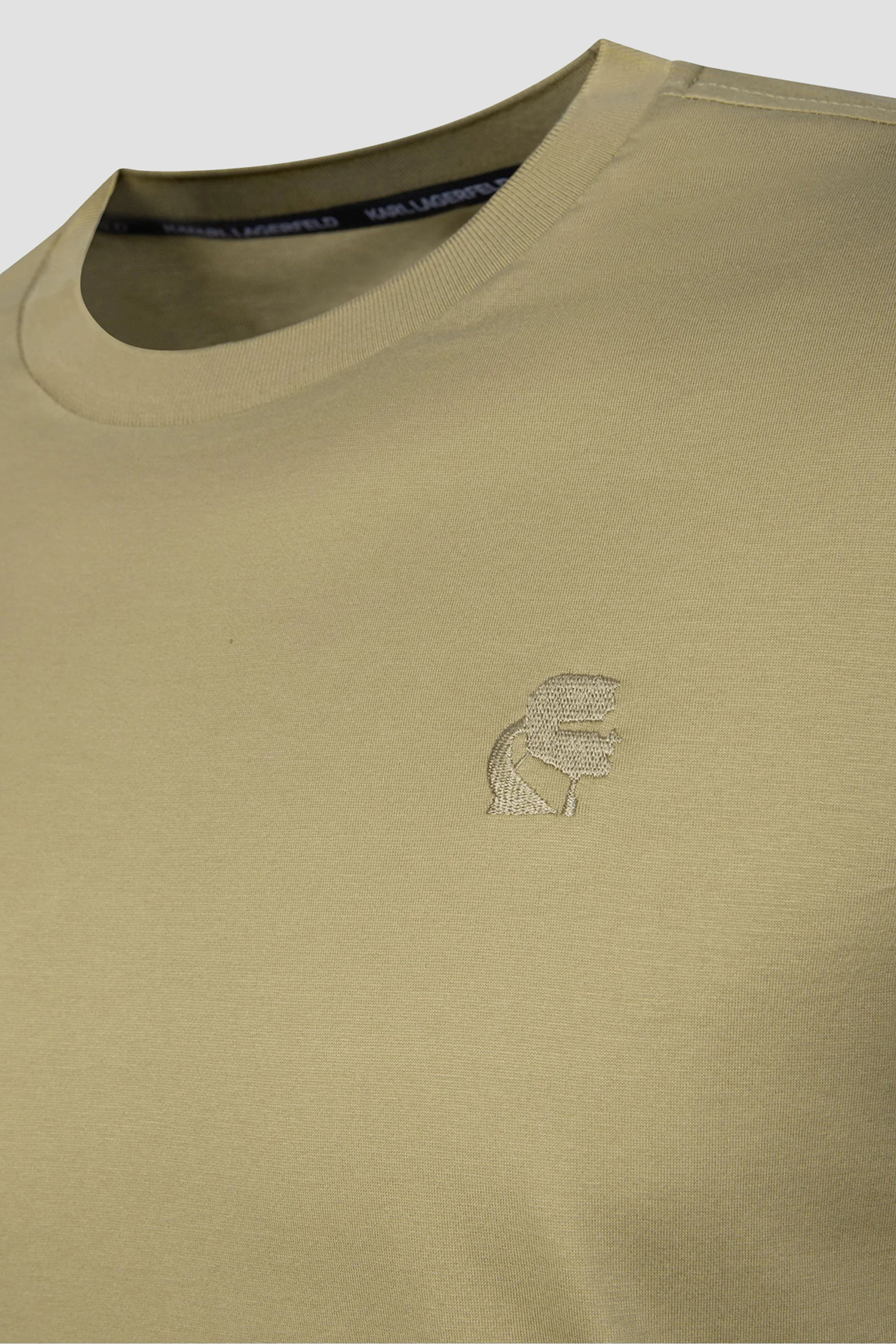 Мужская бежевая футболка Karl Lagerfeld 563200.755002;420