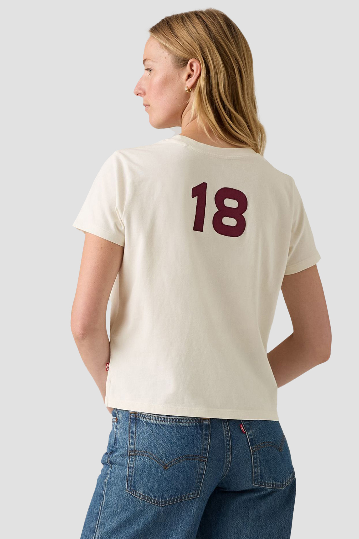 Женская белая футболка Levi’s® A8804;0055