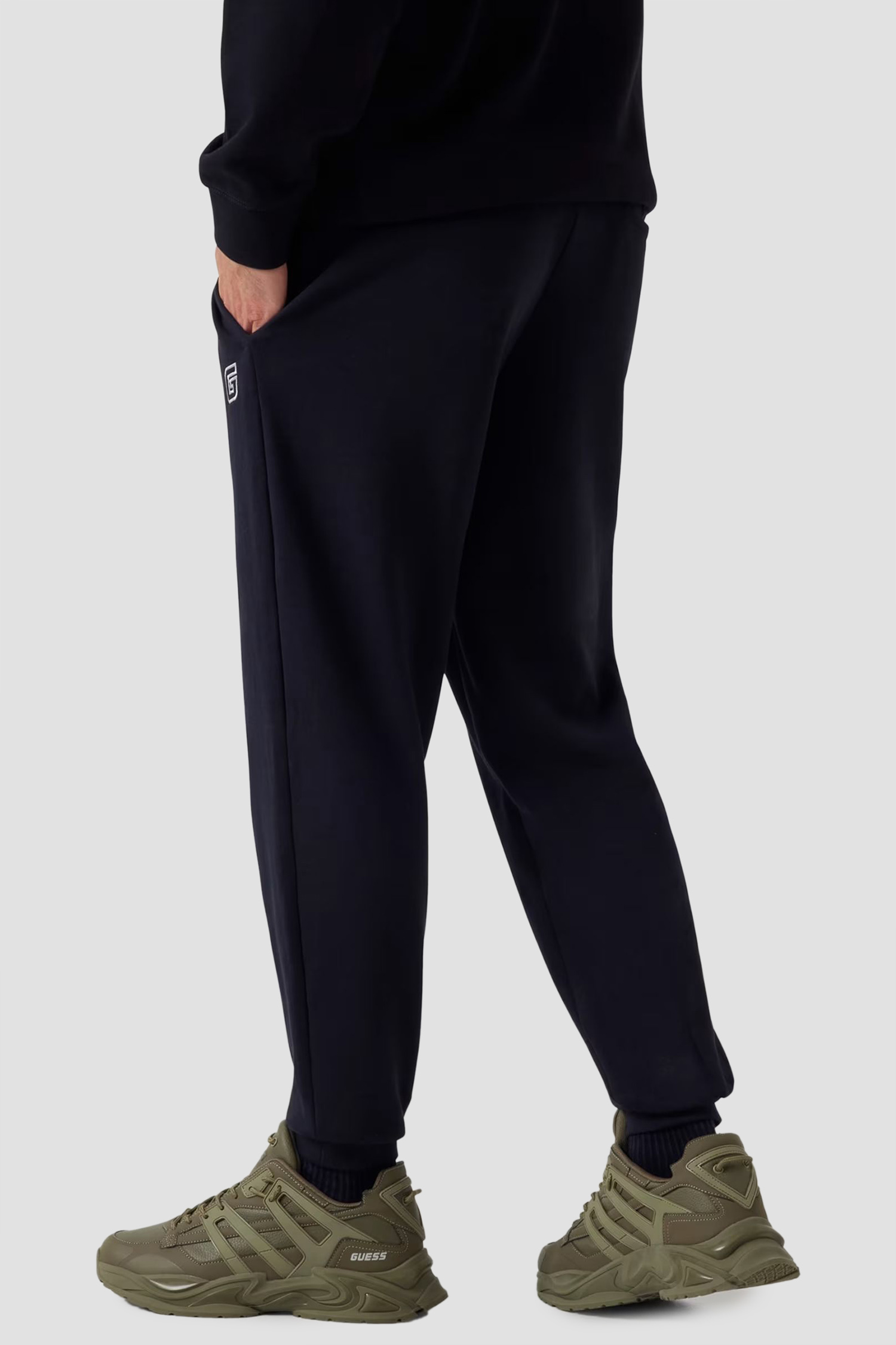 Чоловічі чорні спортивні штани Guess Z5YB01.KCE91;JBLK