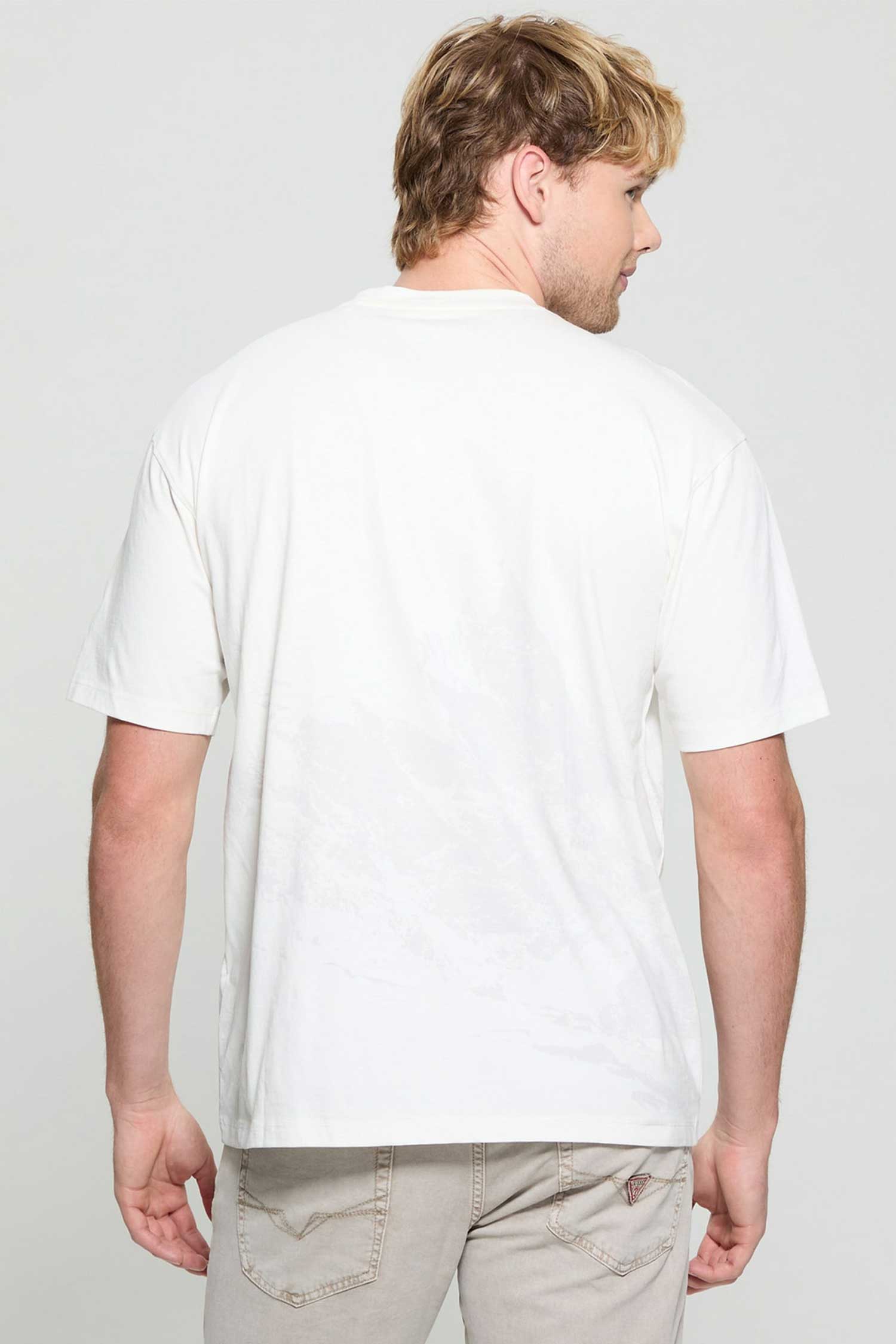 Чоловіча біла футболка Guess Z5GI05.I3Z14;G018