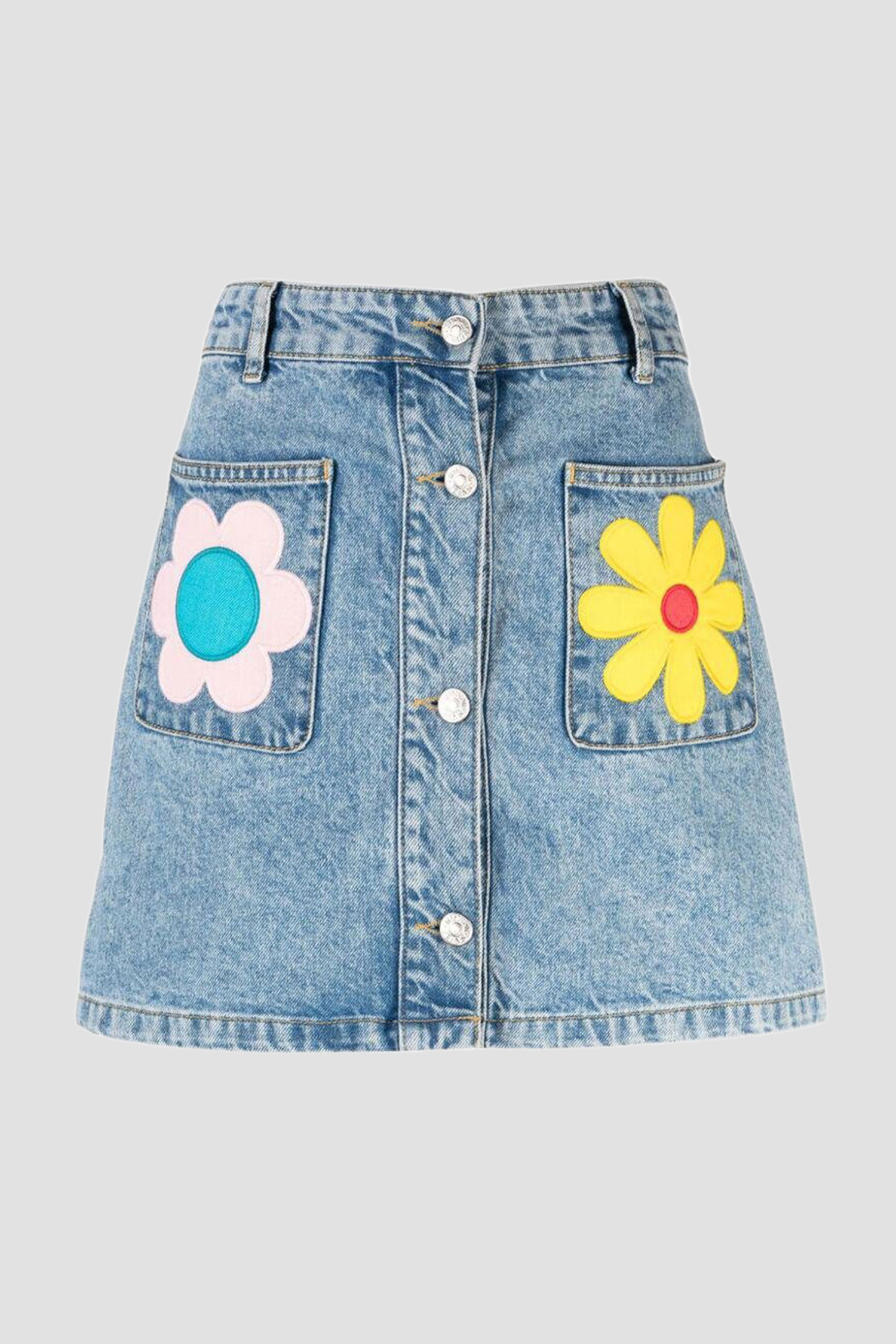 Женская голубая джинсовая юбка Moschino A0103.3236;1295