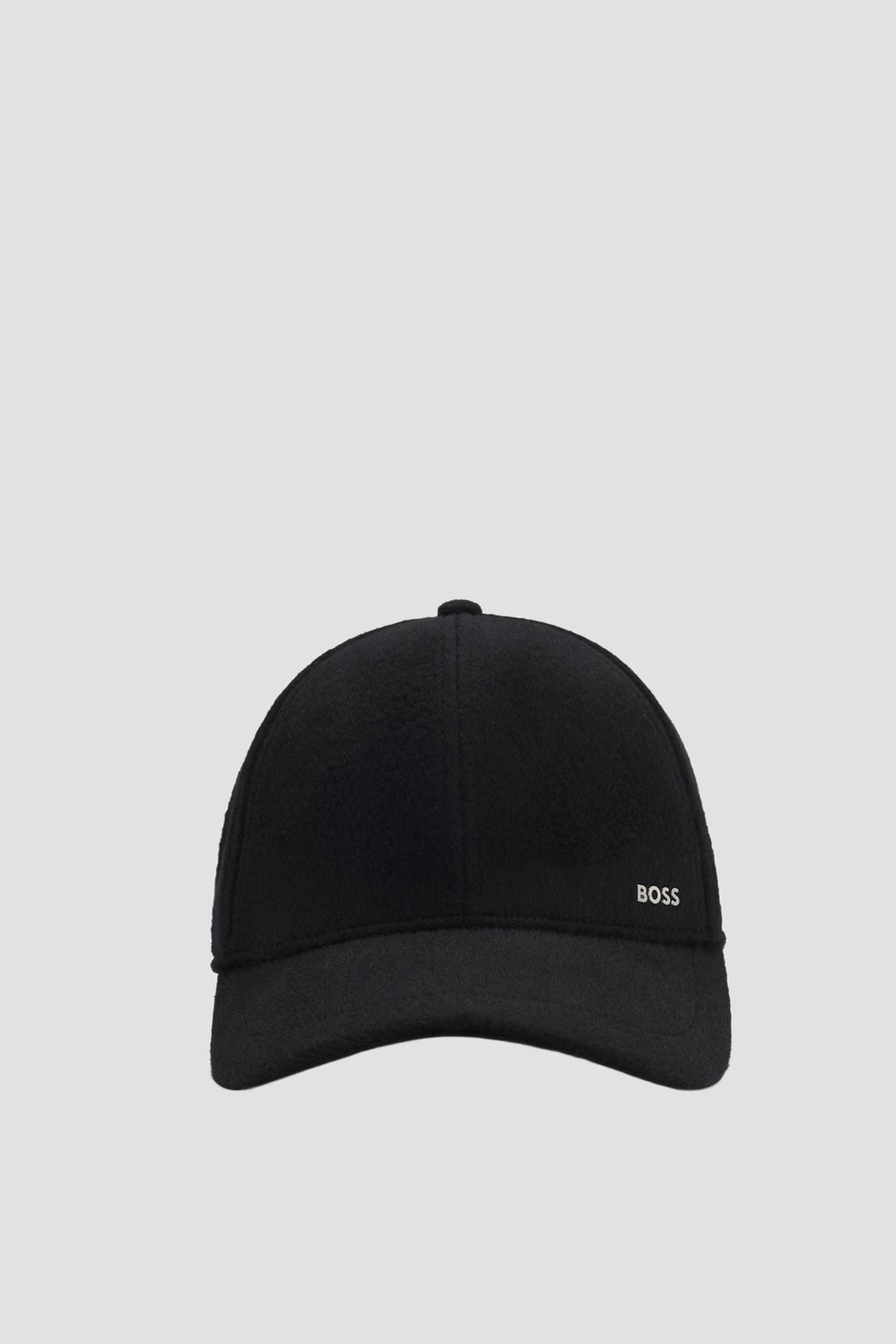 Чоловіча чорна вовняна кепка BOSS 50550616;001